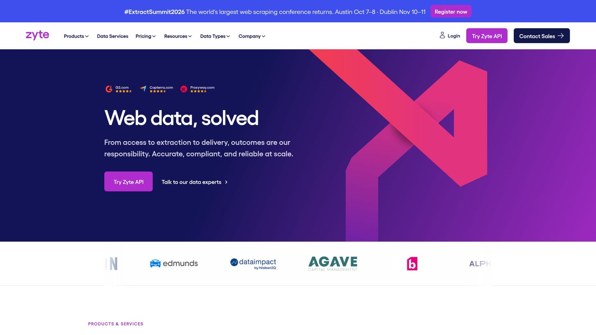 Zyte screenshot