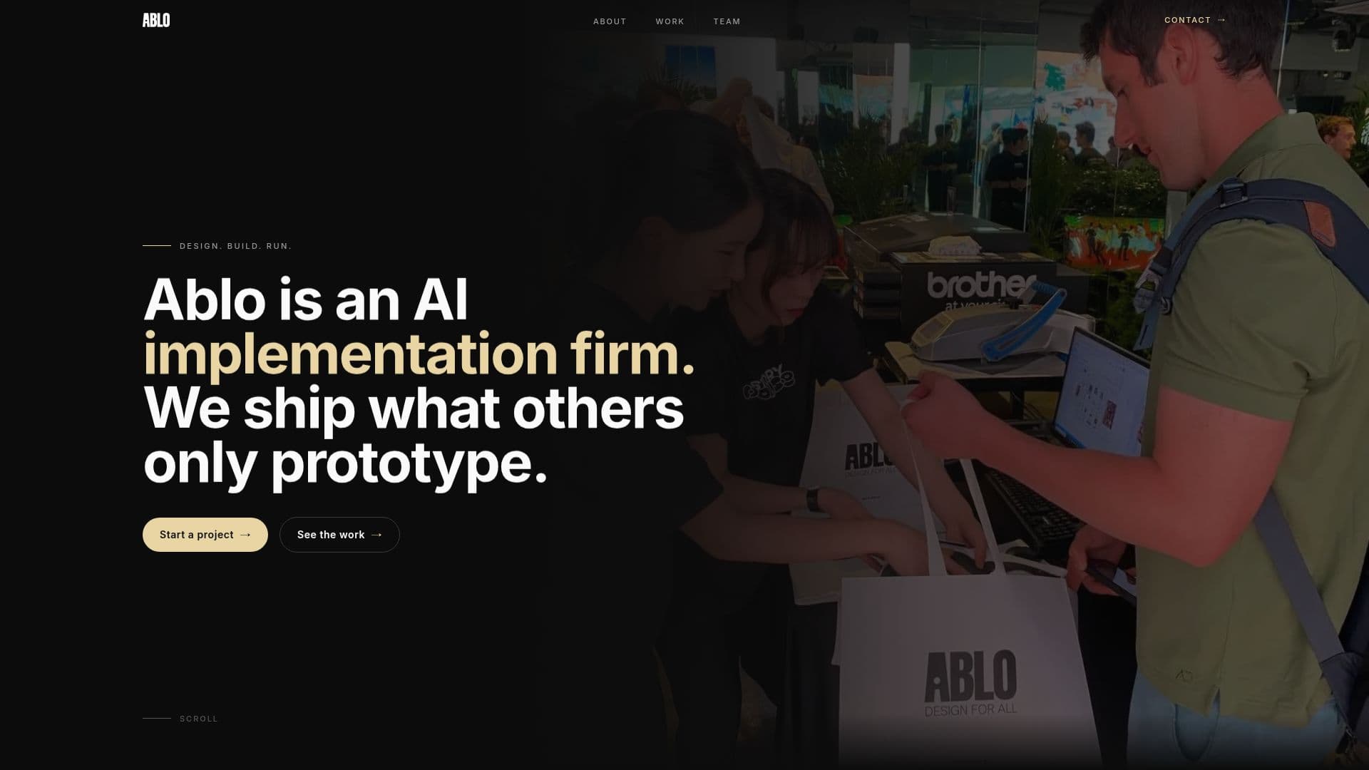 Firma de Implementación de Ablo AI screenshot
