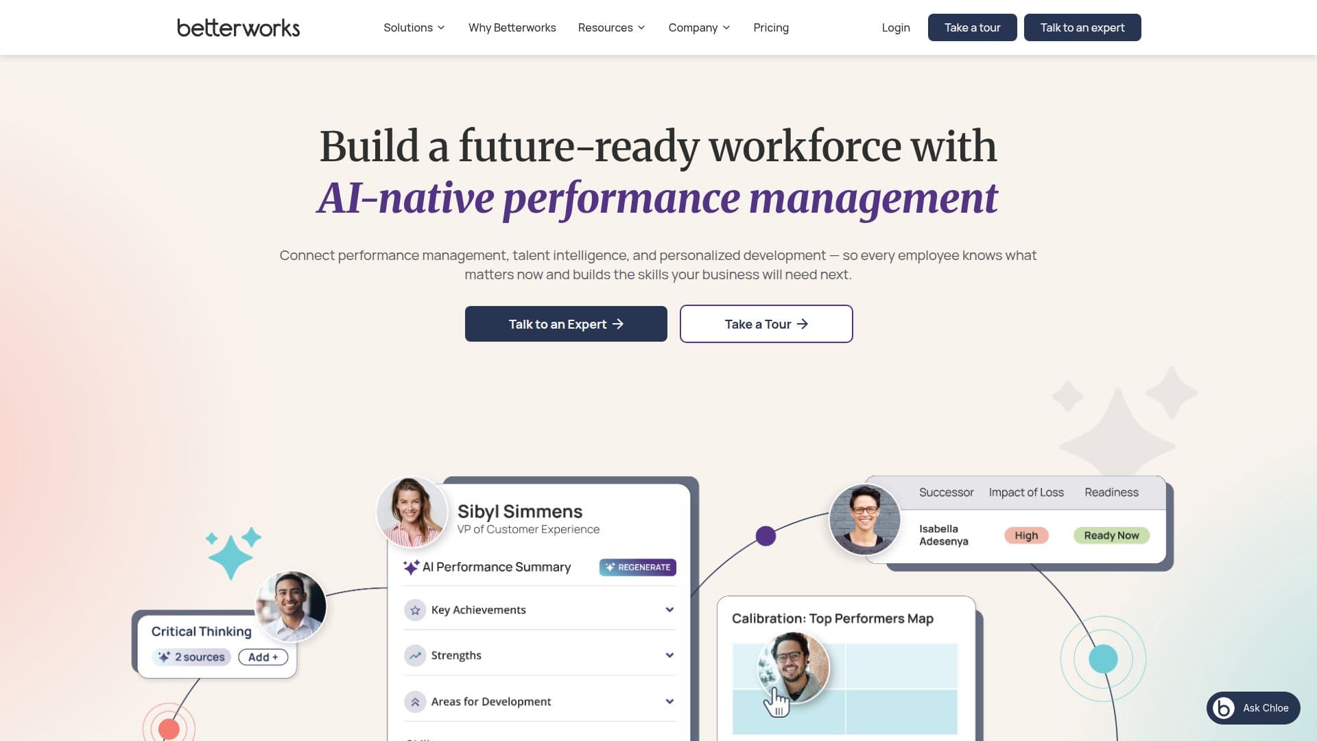 Gestión del Rendimiento de Betterworks screenshot
