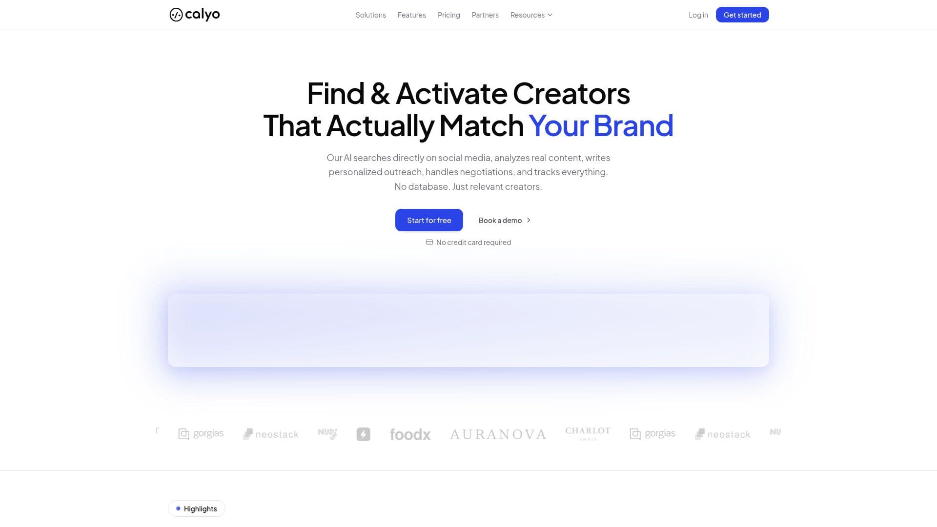 Calyo AI Marketing Agent screenshot