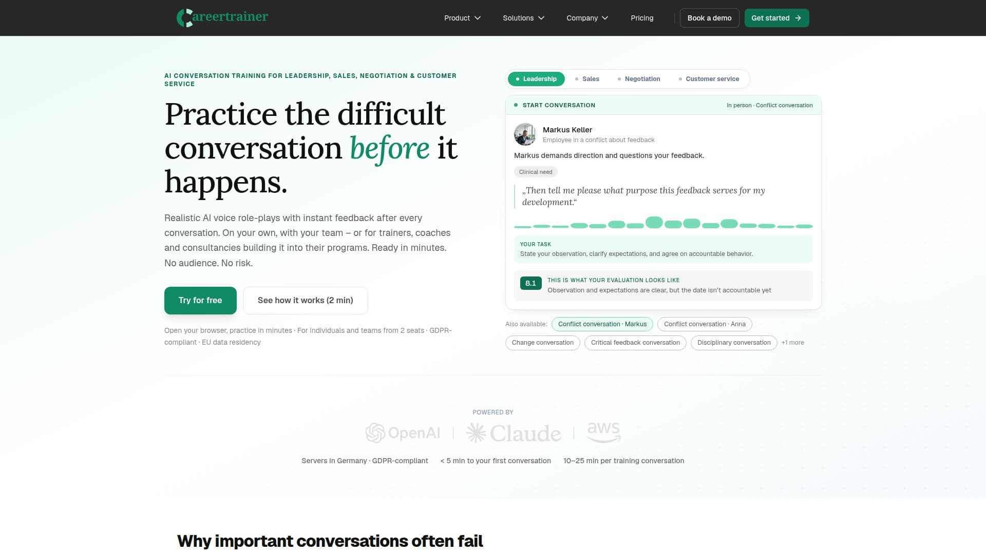 CareerTrainer.ai screenshot