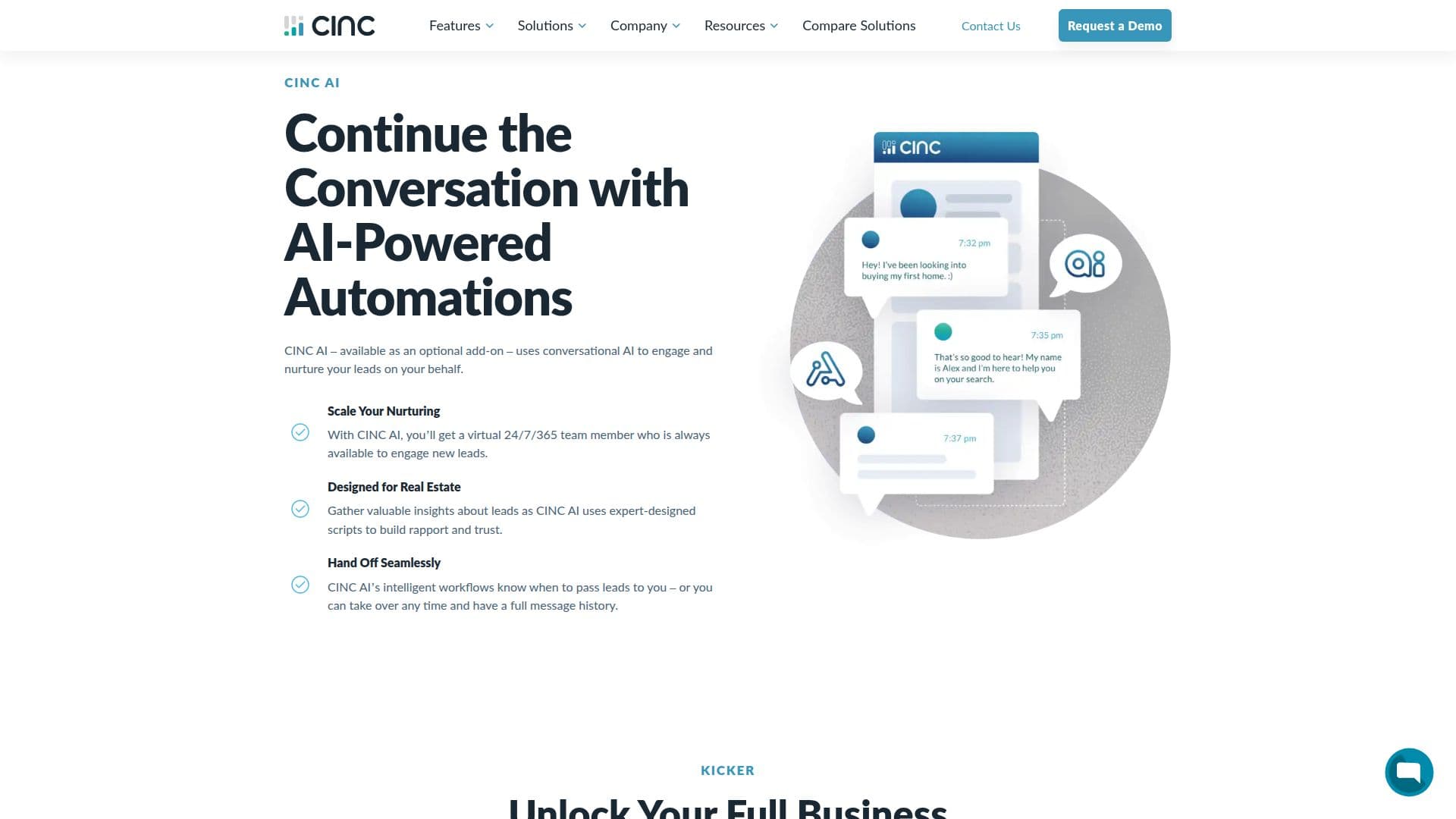 CINC AI للعقارات screenshot