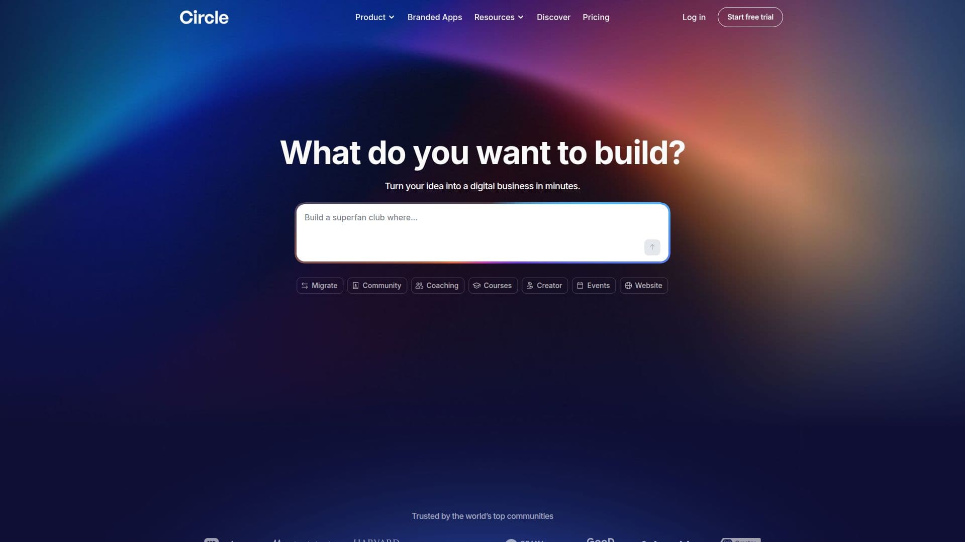 Circle screenshot