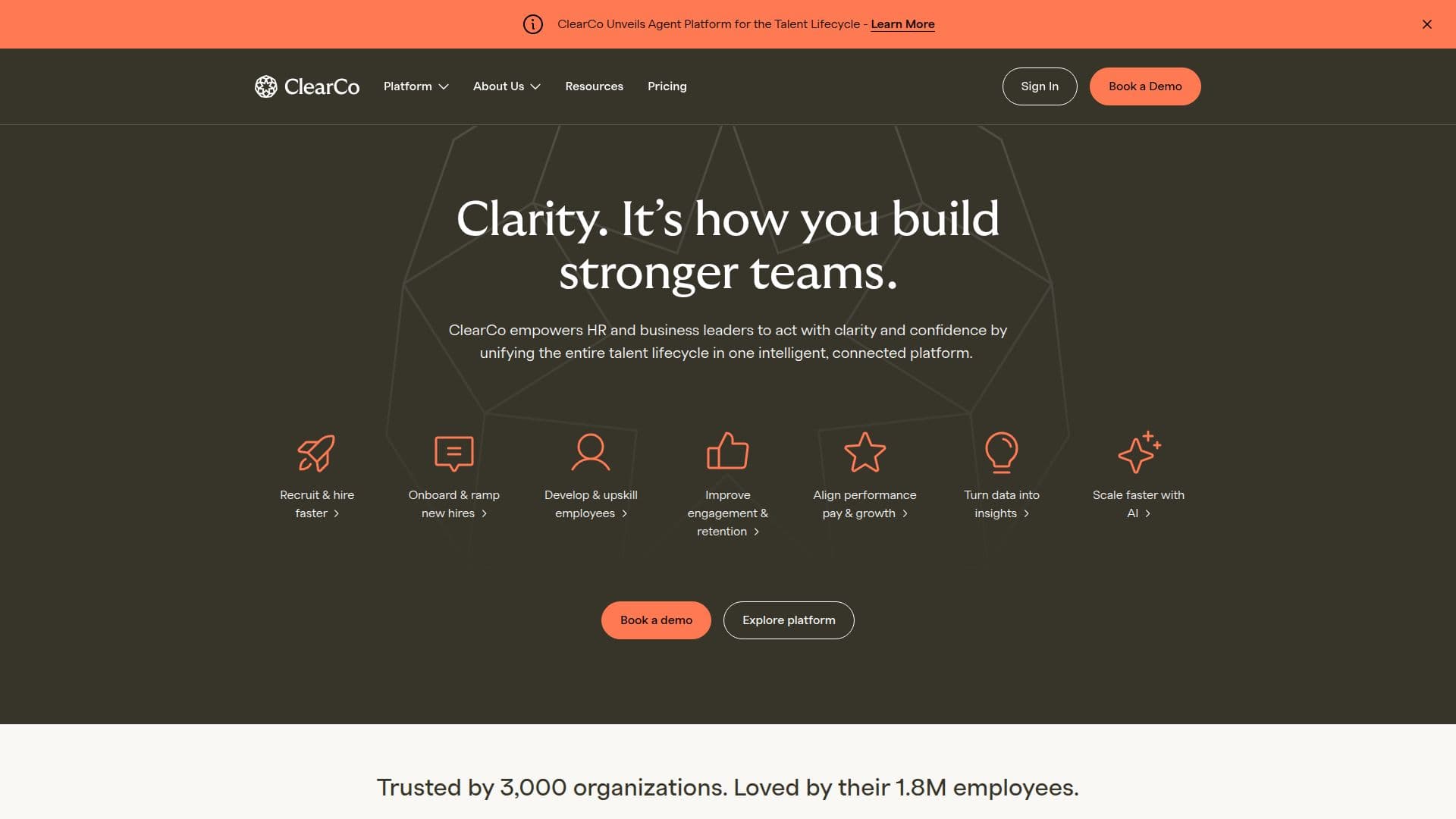 Logiciel de Gestion des Talents ClearCompany screenshot