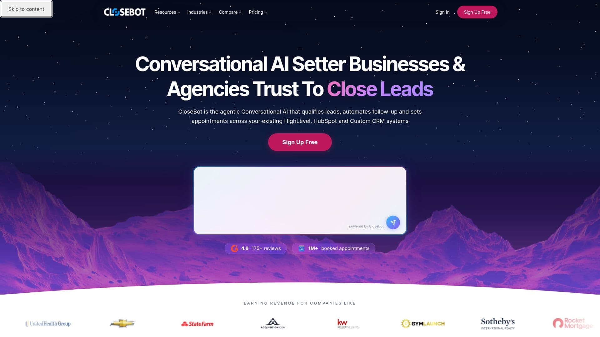 CloseBot AI Appointment Setter screenshot