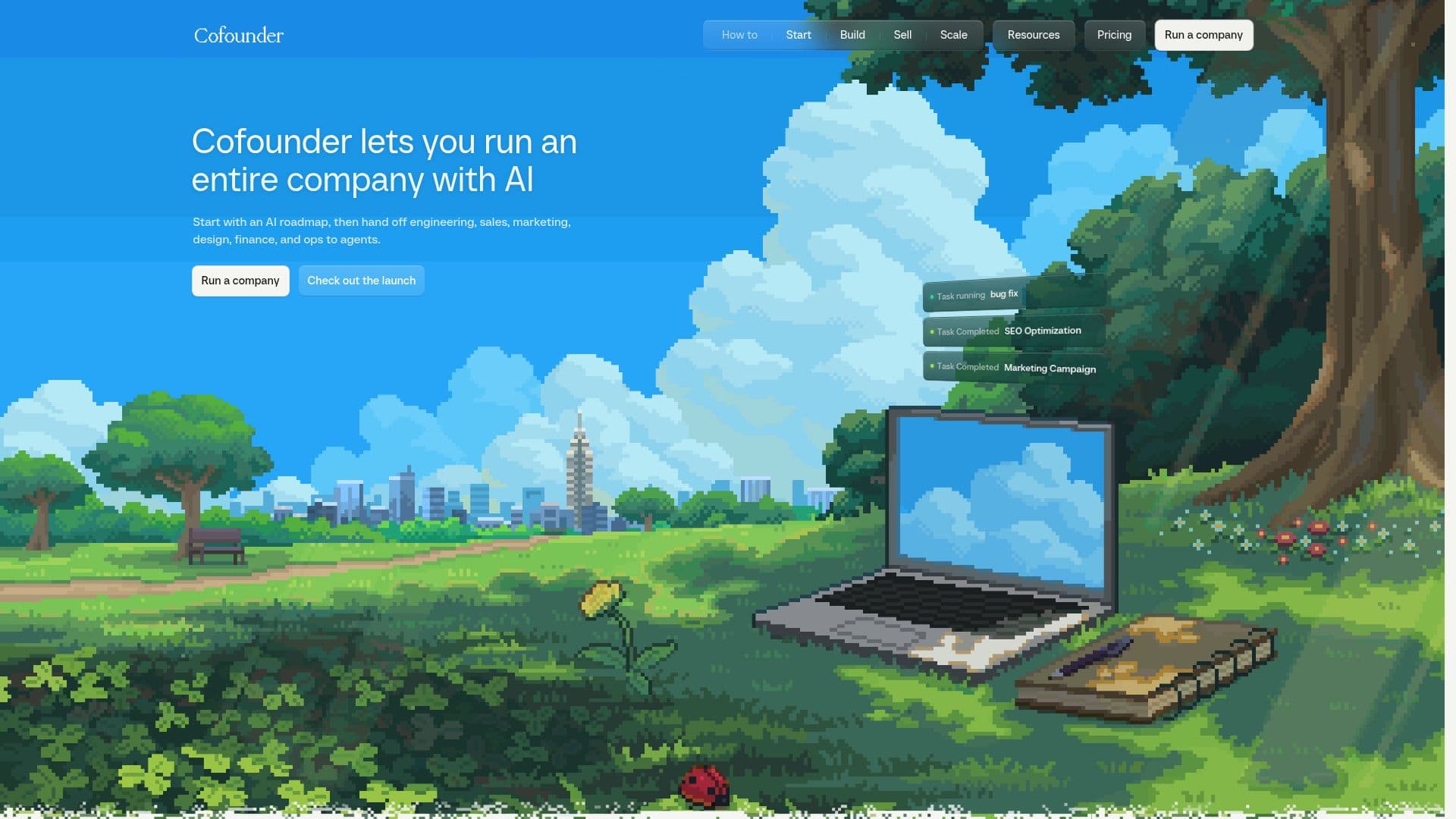 Cofounder AI Company OS screenshot