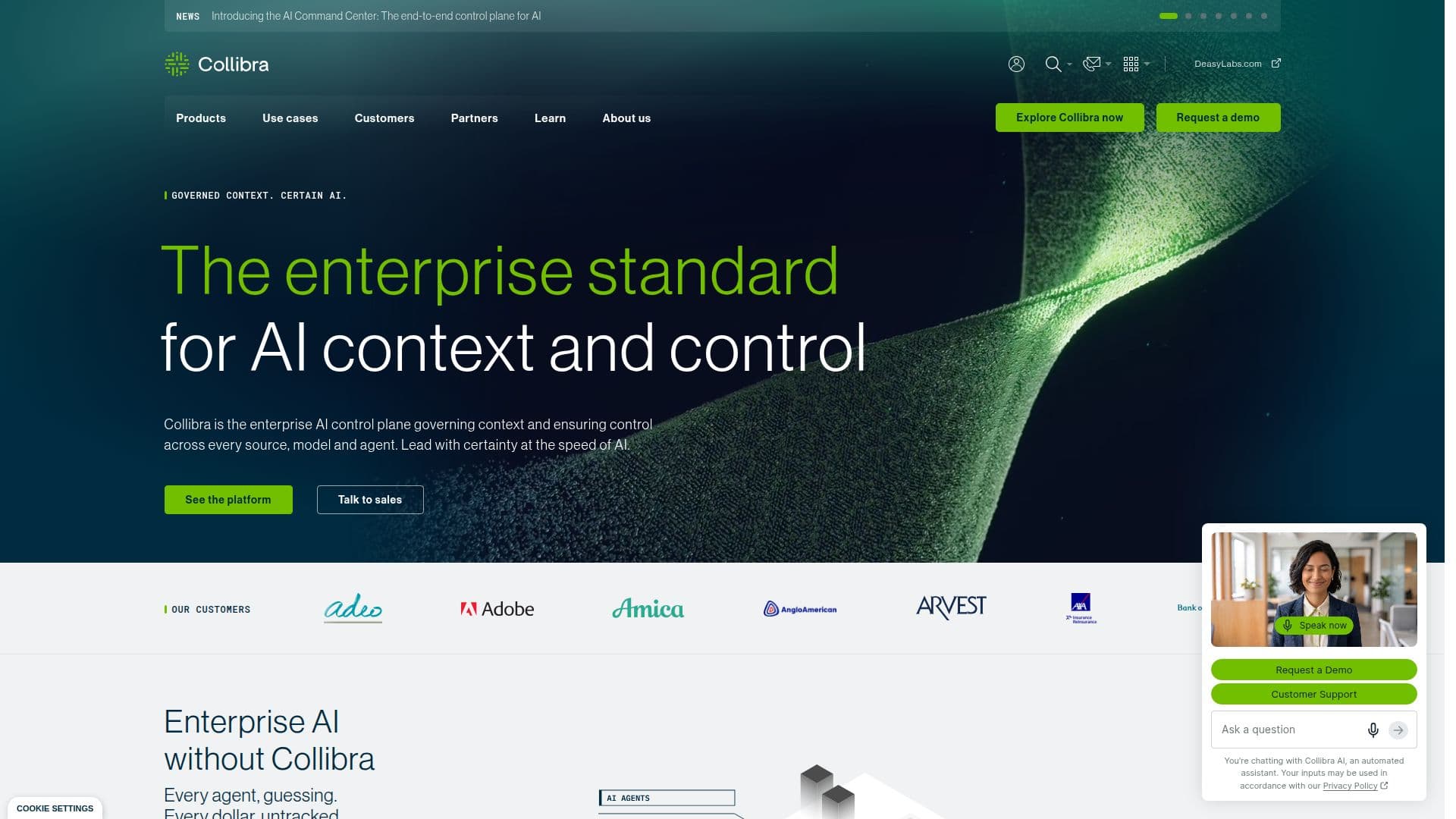 Collibra Enterprise AI Control Plane screenshot