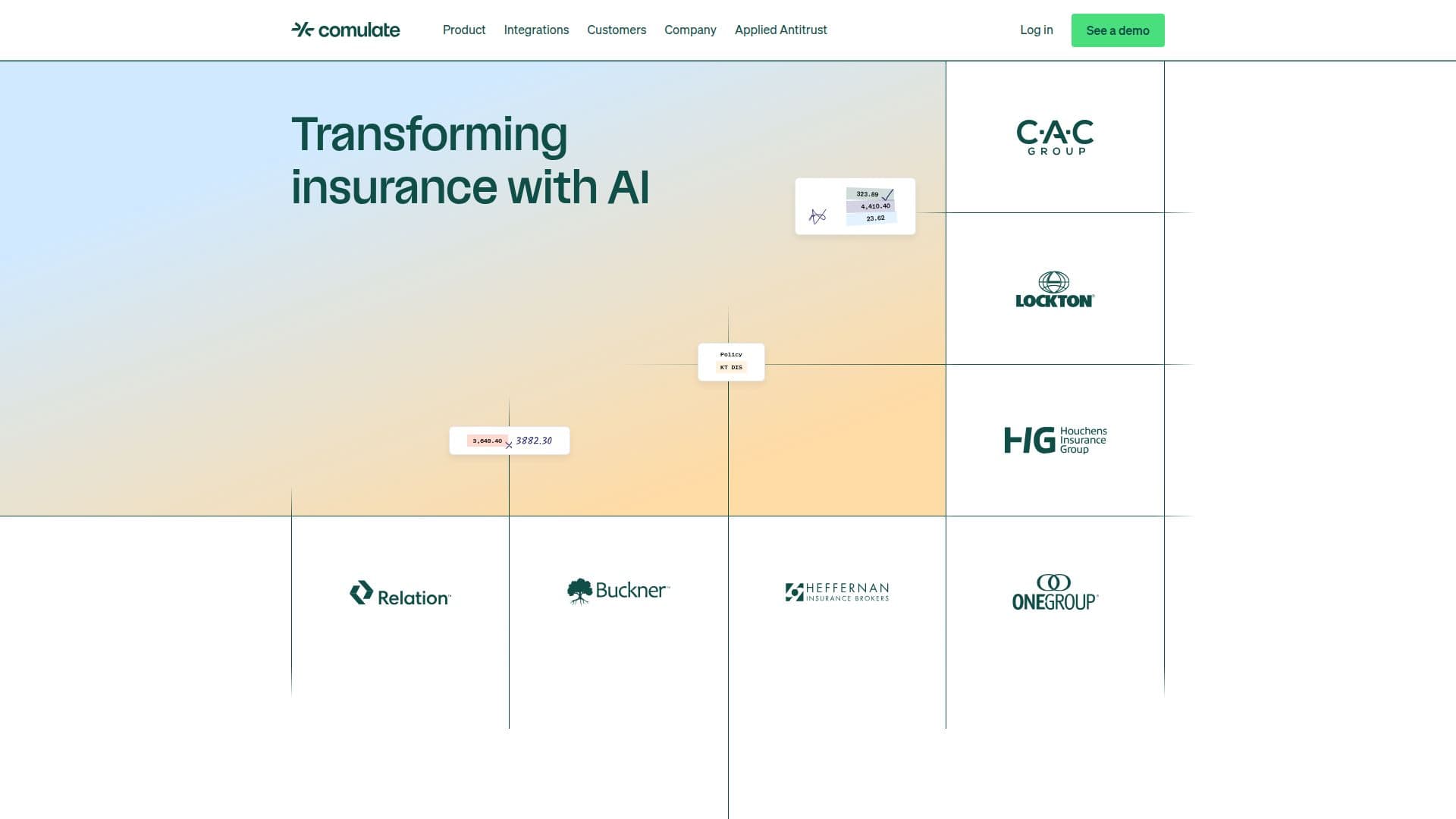 Comulate - Automatisierung der Buchhaltung & Umsatzintelligenz screenshot