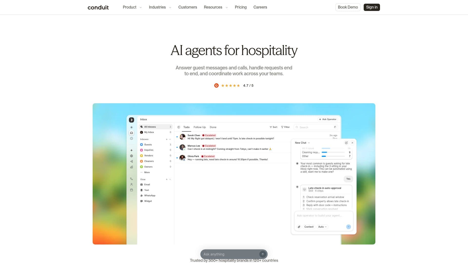 كوندويد AI للضيافة screenshot