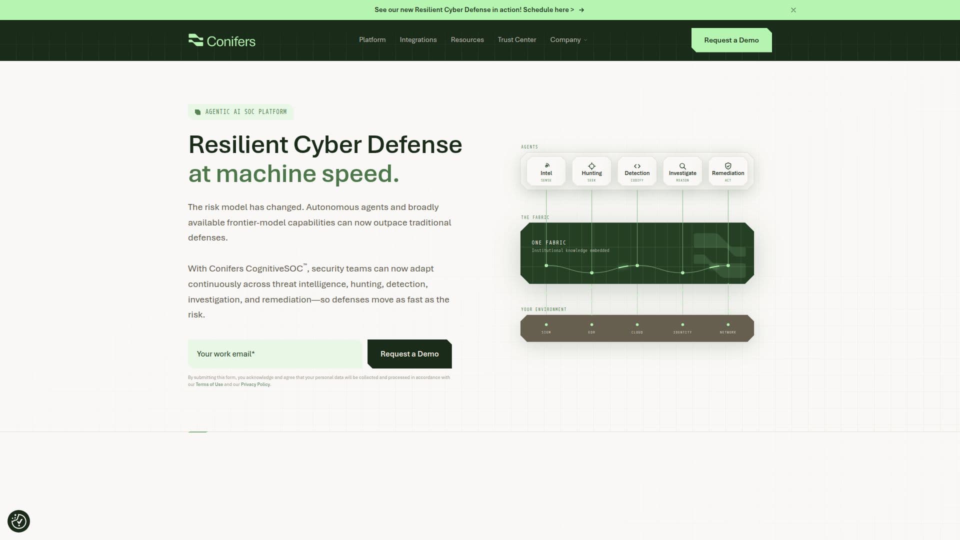 Conifers CognitiveSOC screenshot