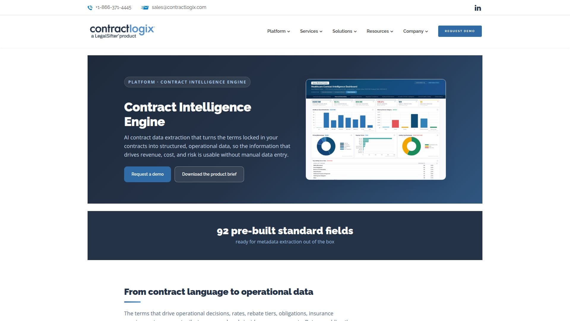 Análise de Contratos AI Contract Logix screenshot