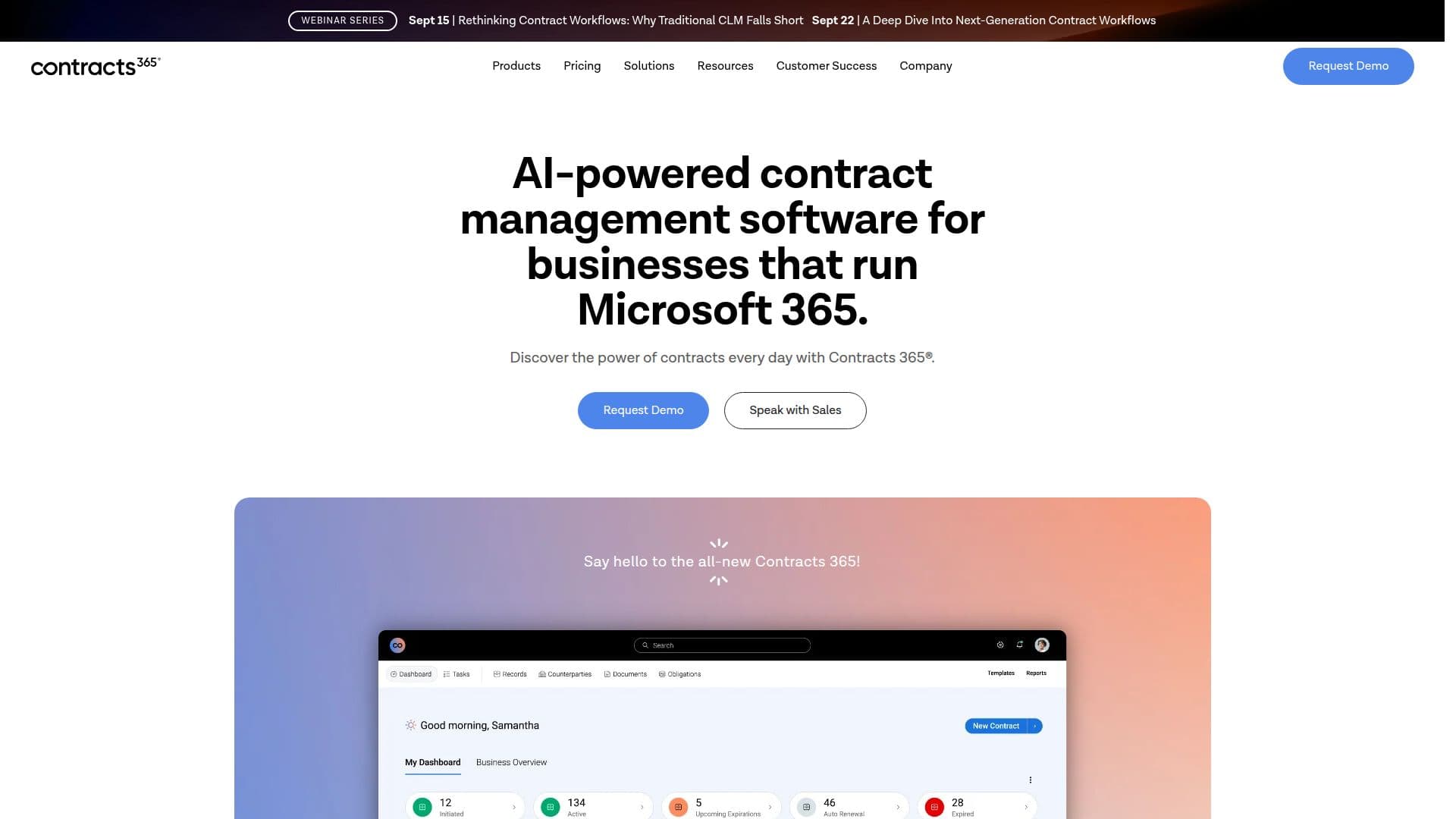 Contracts 365 screenshot