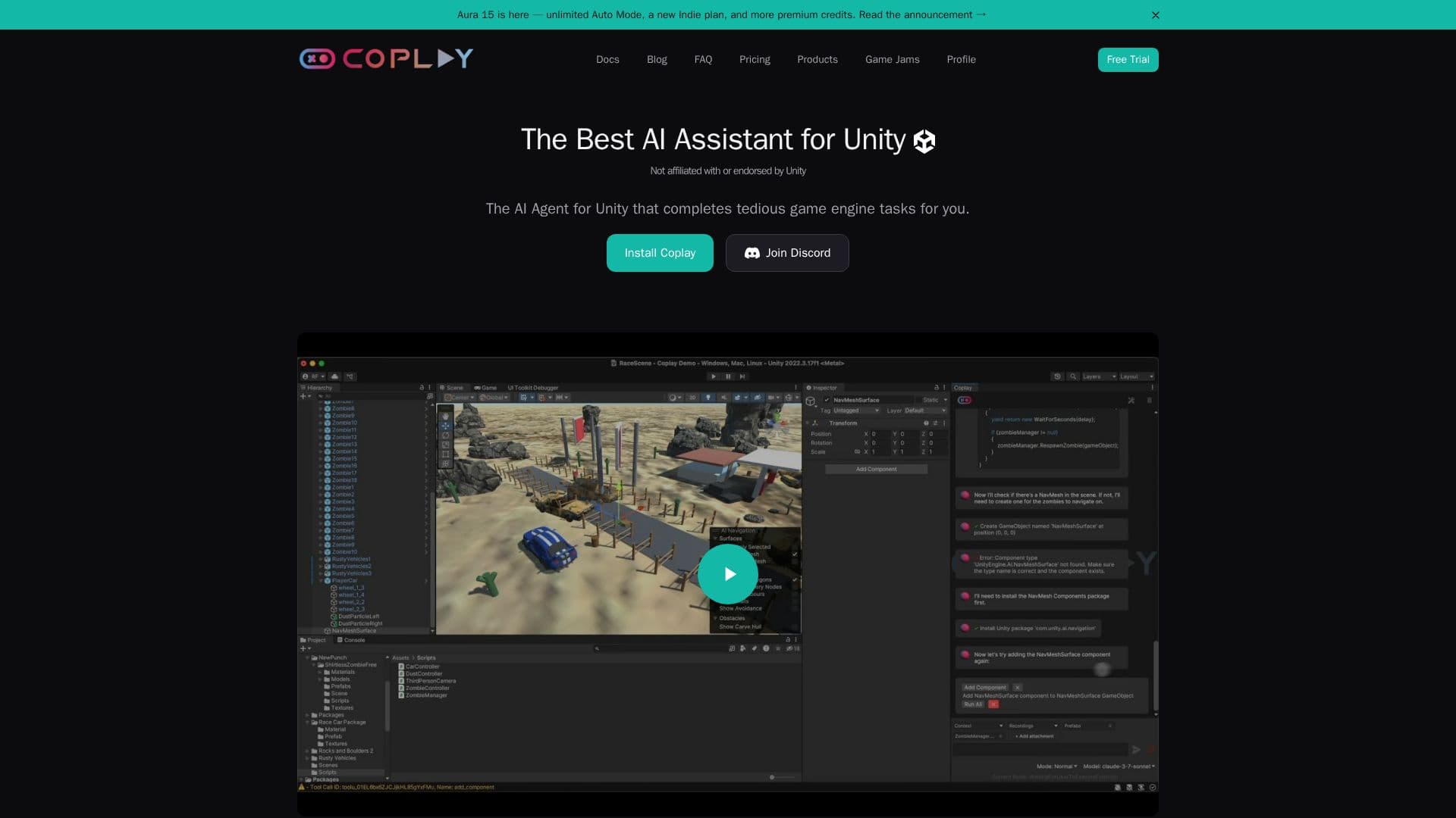 Coplay - Assistente de IA para Unity screenshot