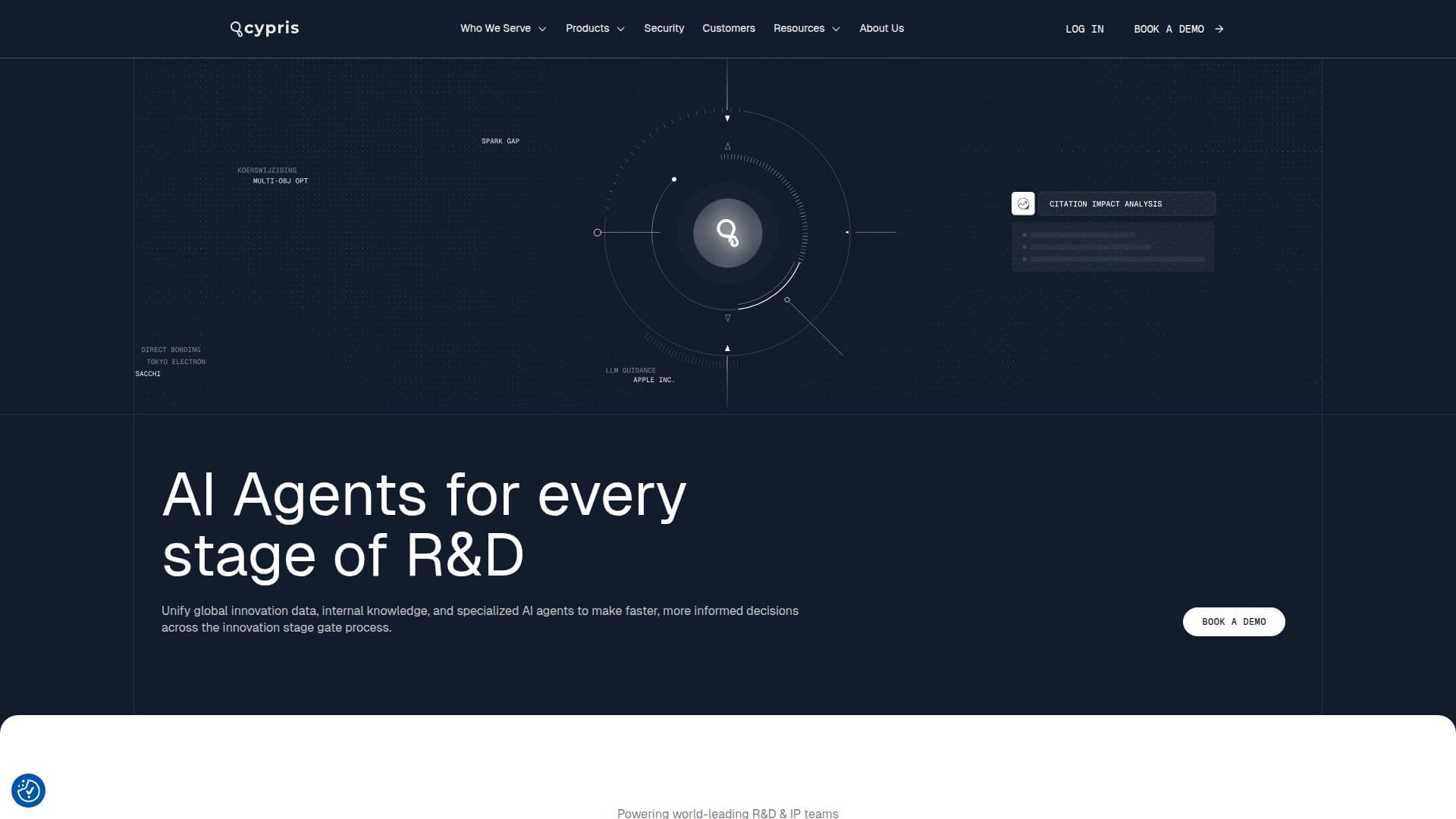 Cypris: Plataforma de Inteligência em Inovação screenshot