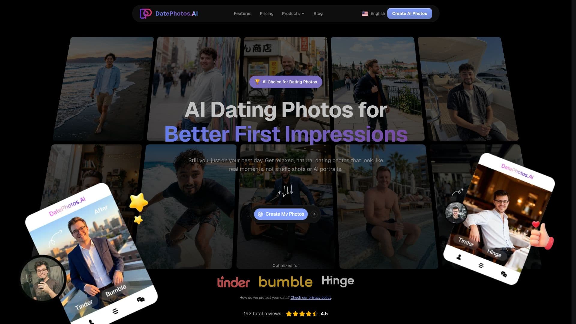 DatePhotos AI screenshot