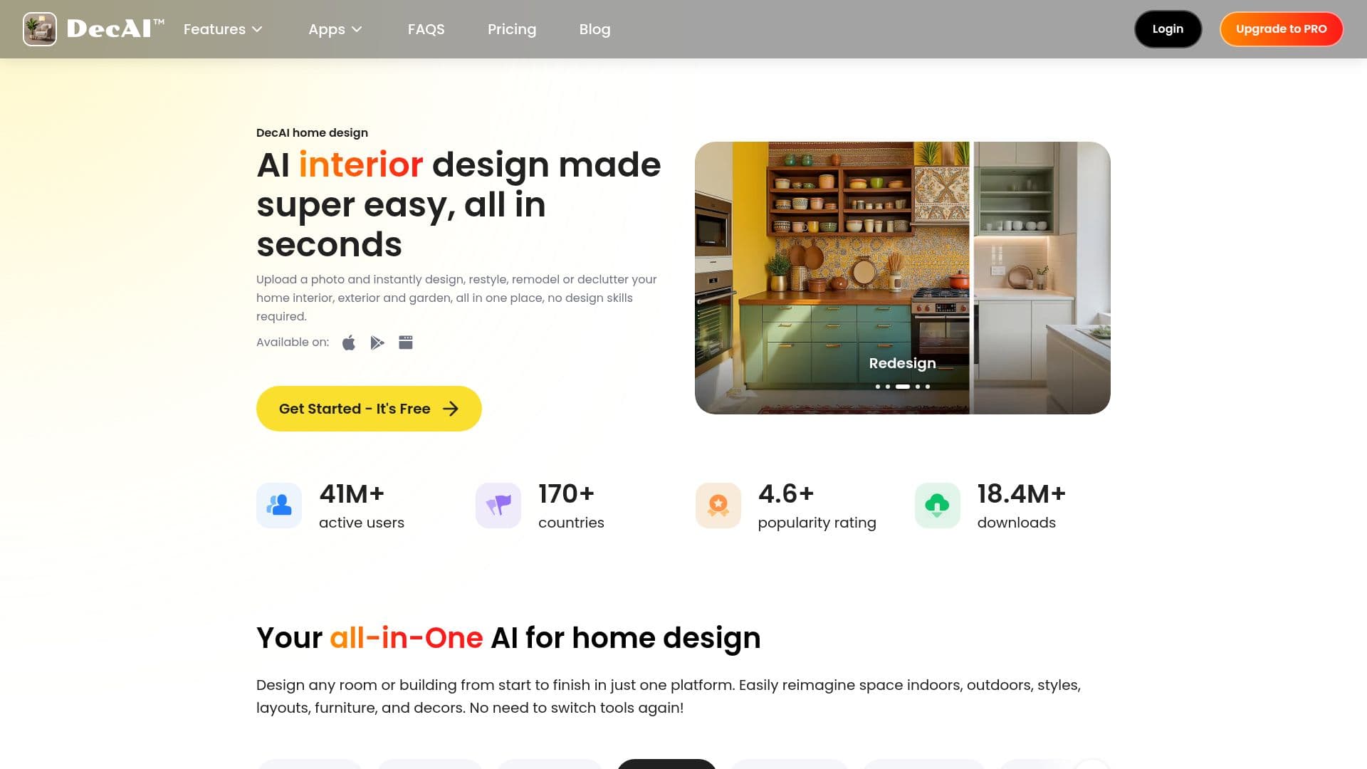DecAI: AI Home Design App screenshot