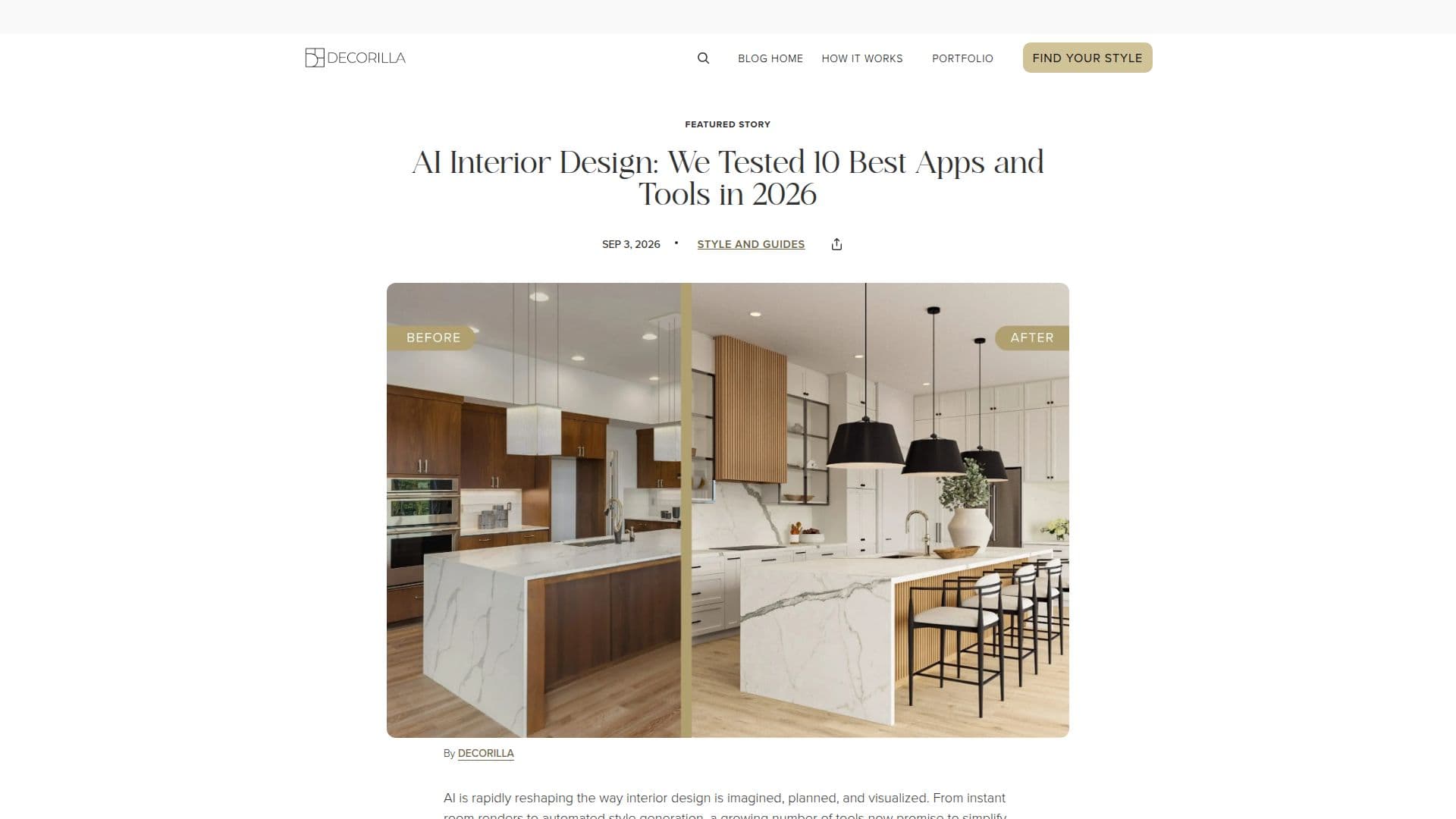 Decorilla Innenarchitektur-Service screenshot