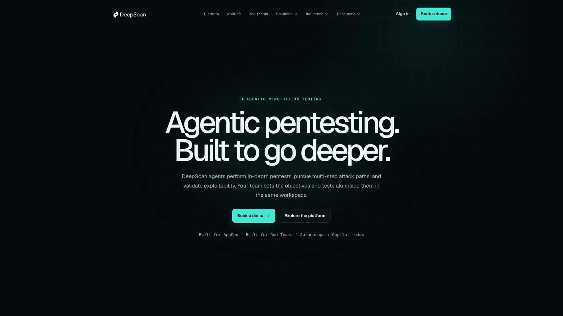 DeepScan screenshot