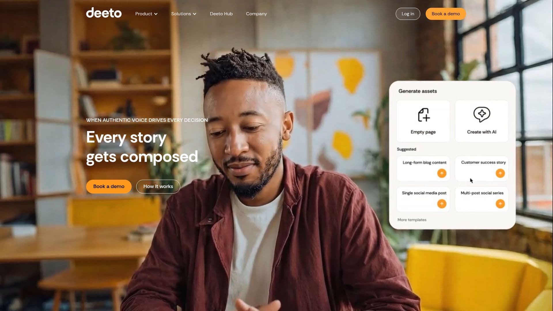 Deeto: KI-Kundenorchestrierungsplattform screenshot