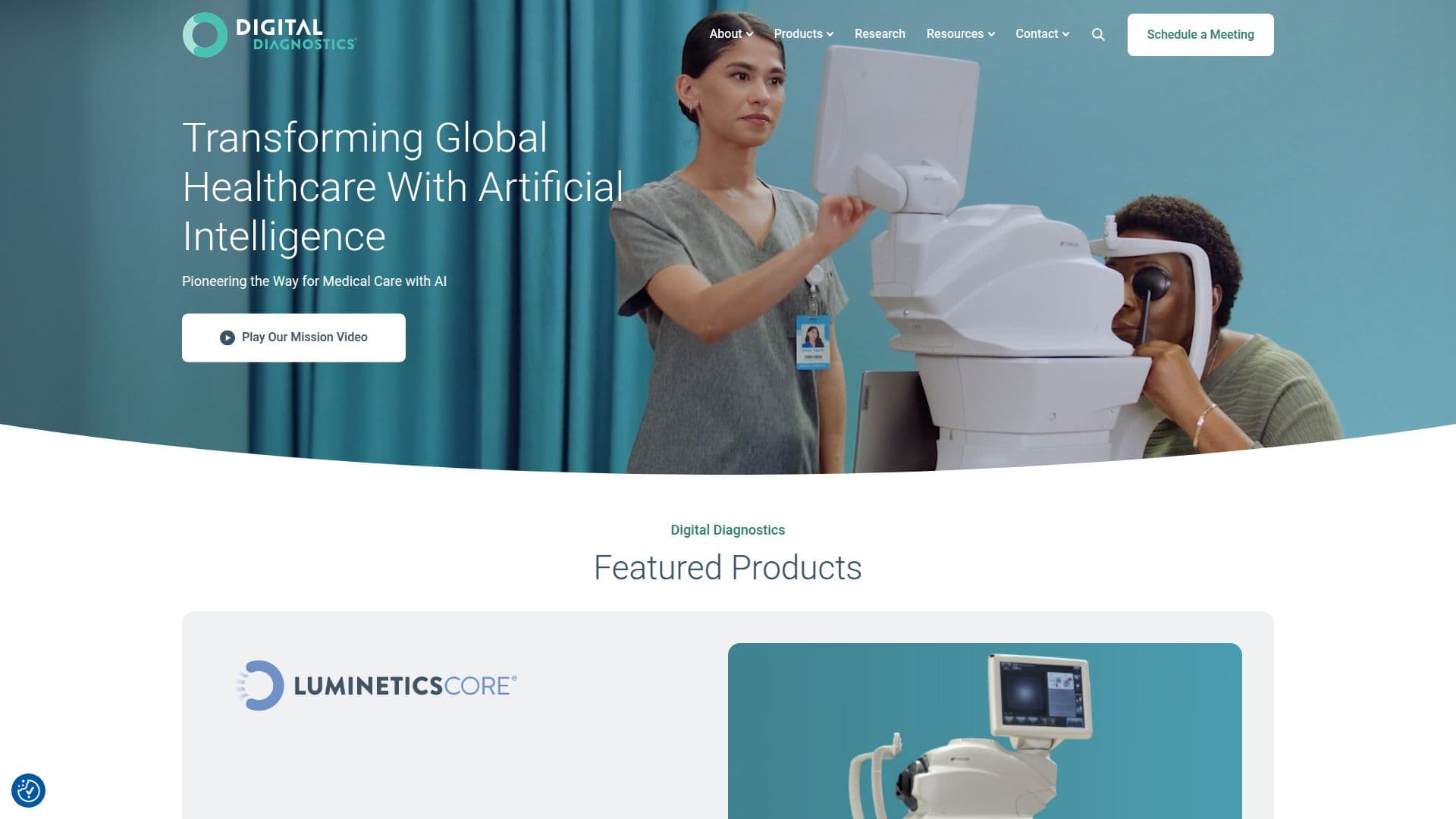 Outil de Diagnostic AI IDx-DR screenshot