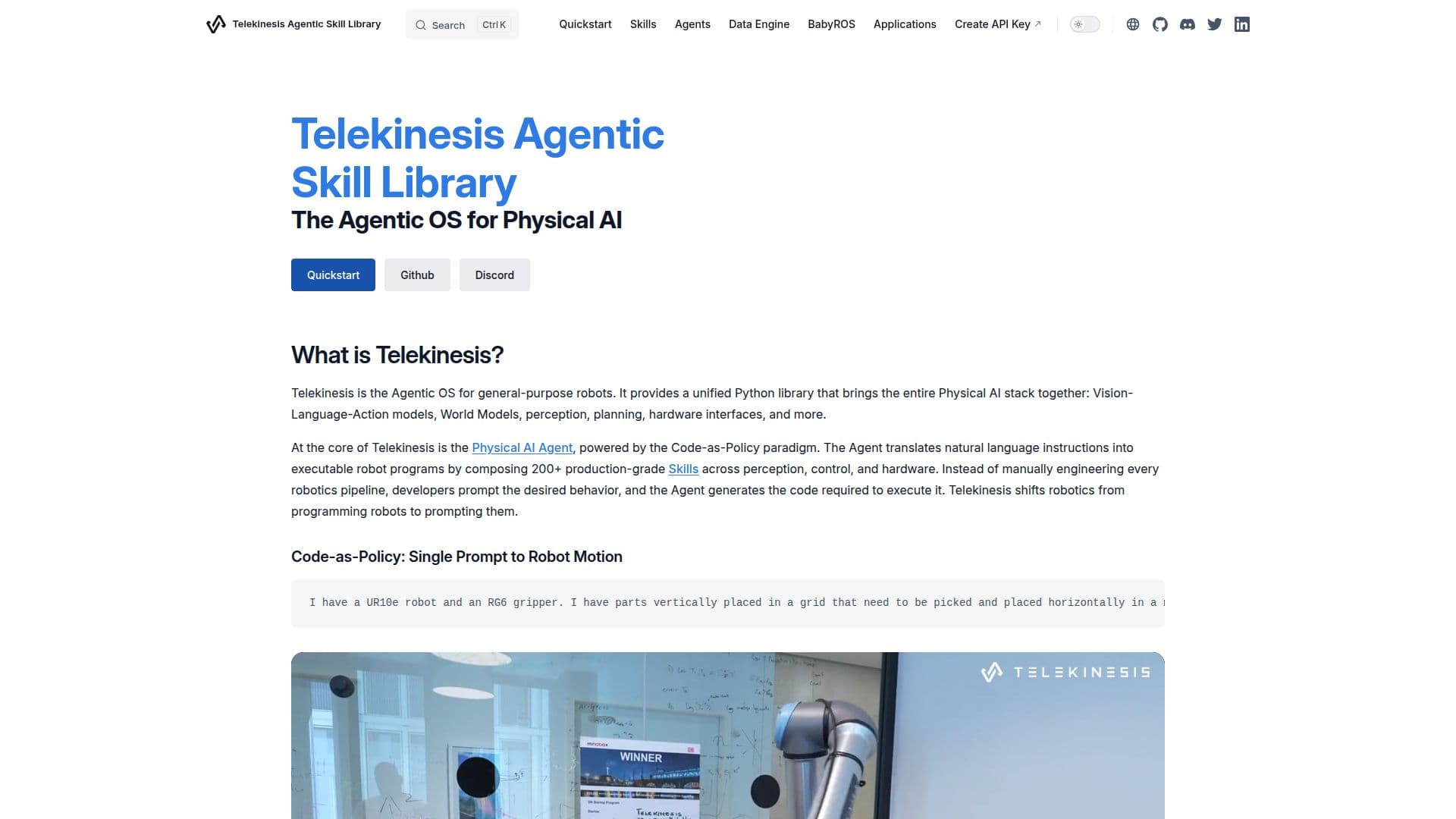 Telekinesis SDK screenshot
