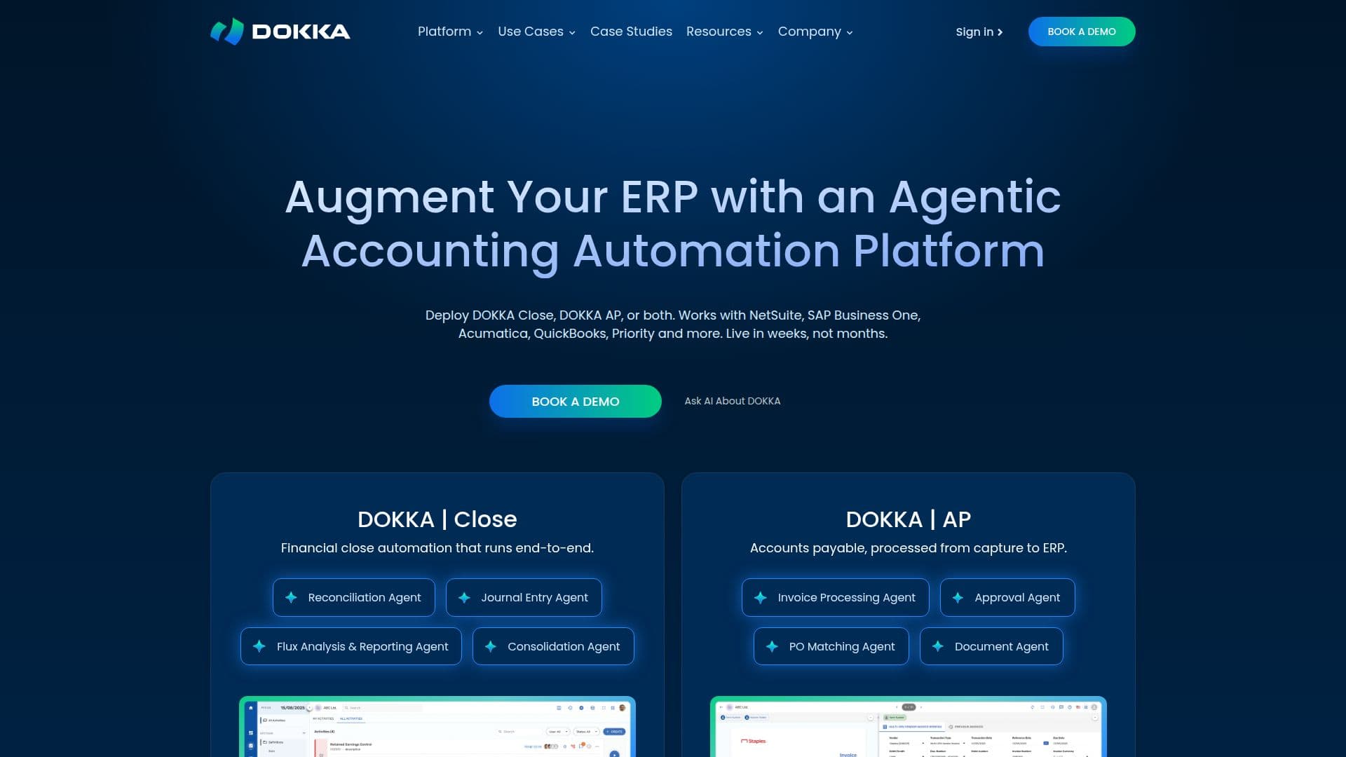Software de Automação Contábil DOKKA screenshot