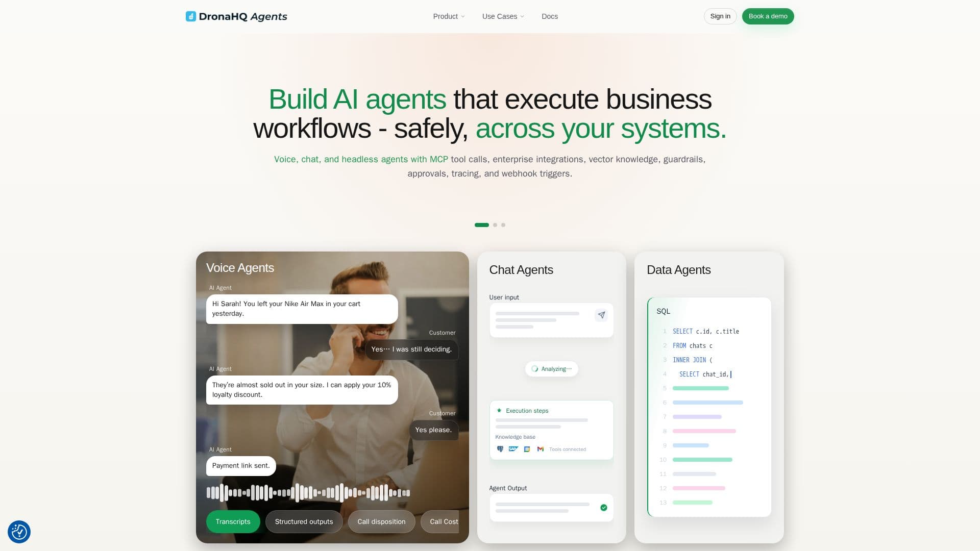 Plataforma de IA Empresarial DronaHQ screenshot