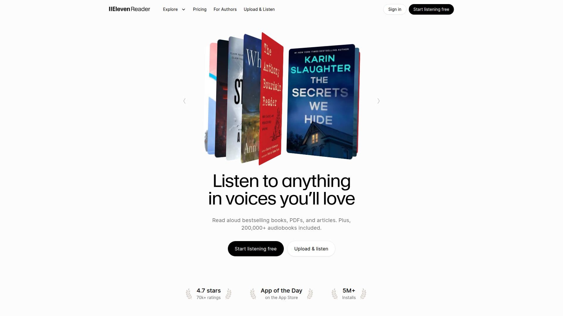 ElevenReader screenshot