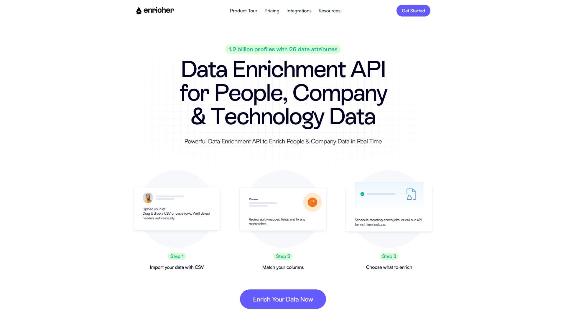 Enricher.io screenshot