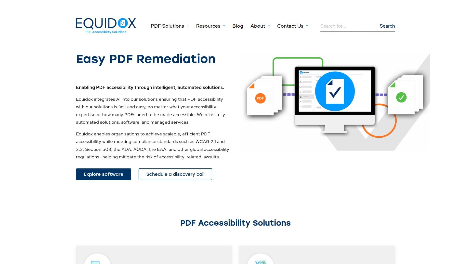 Soluções de Acessibilidade PDF Equidox screenshot
