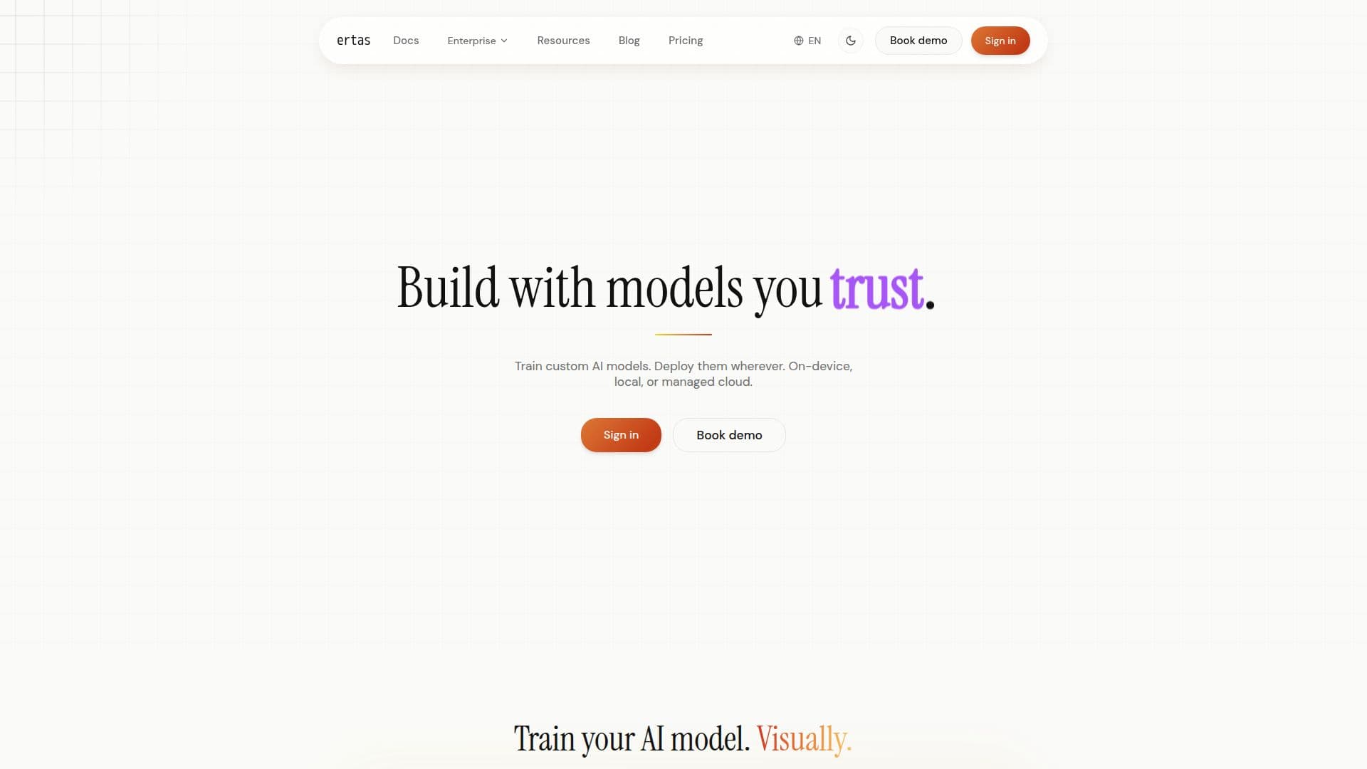Ertas AI screenshot