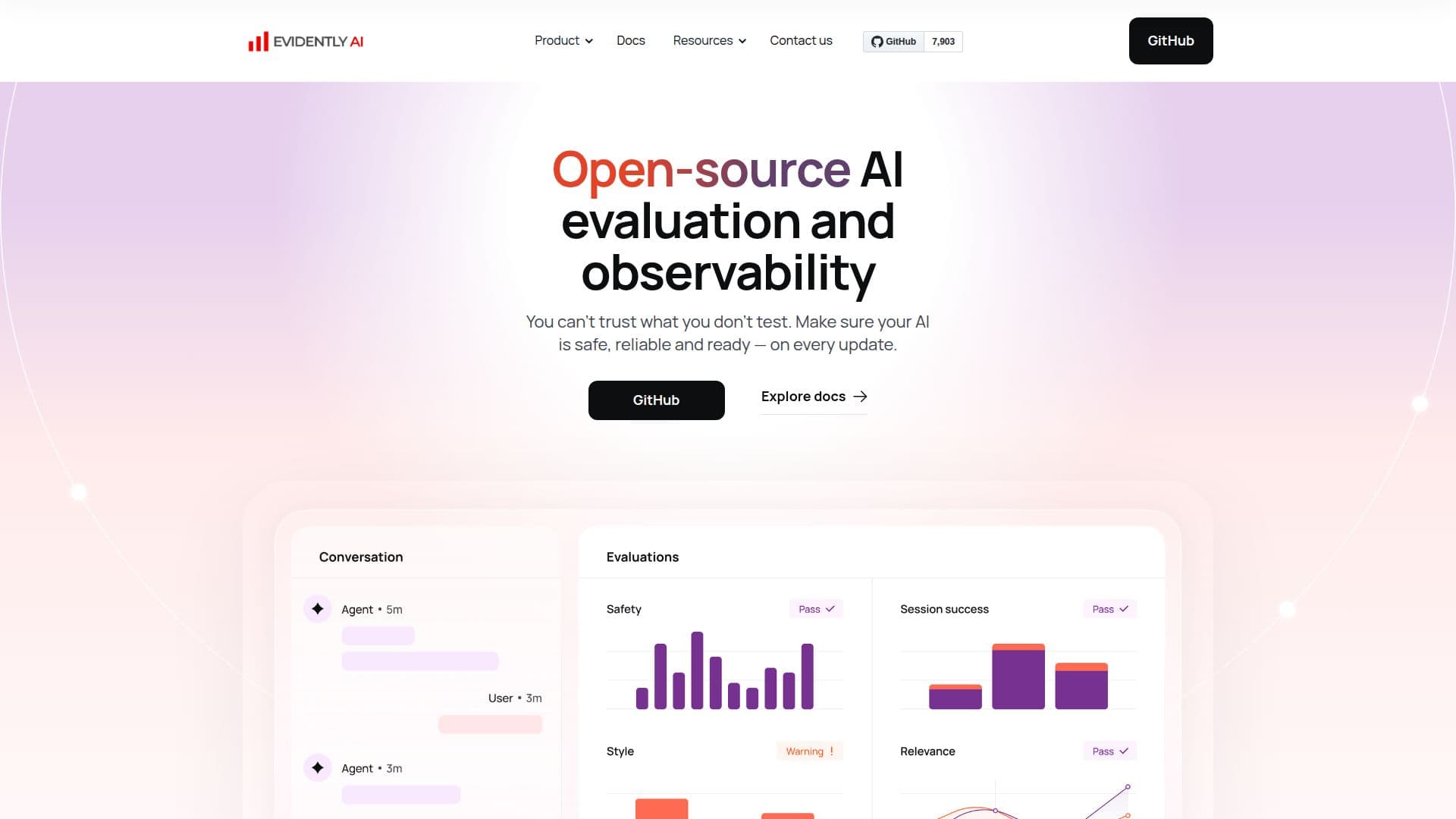 Evidently AI - Open-source AI Evaluation screenshot