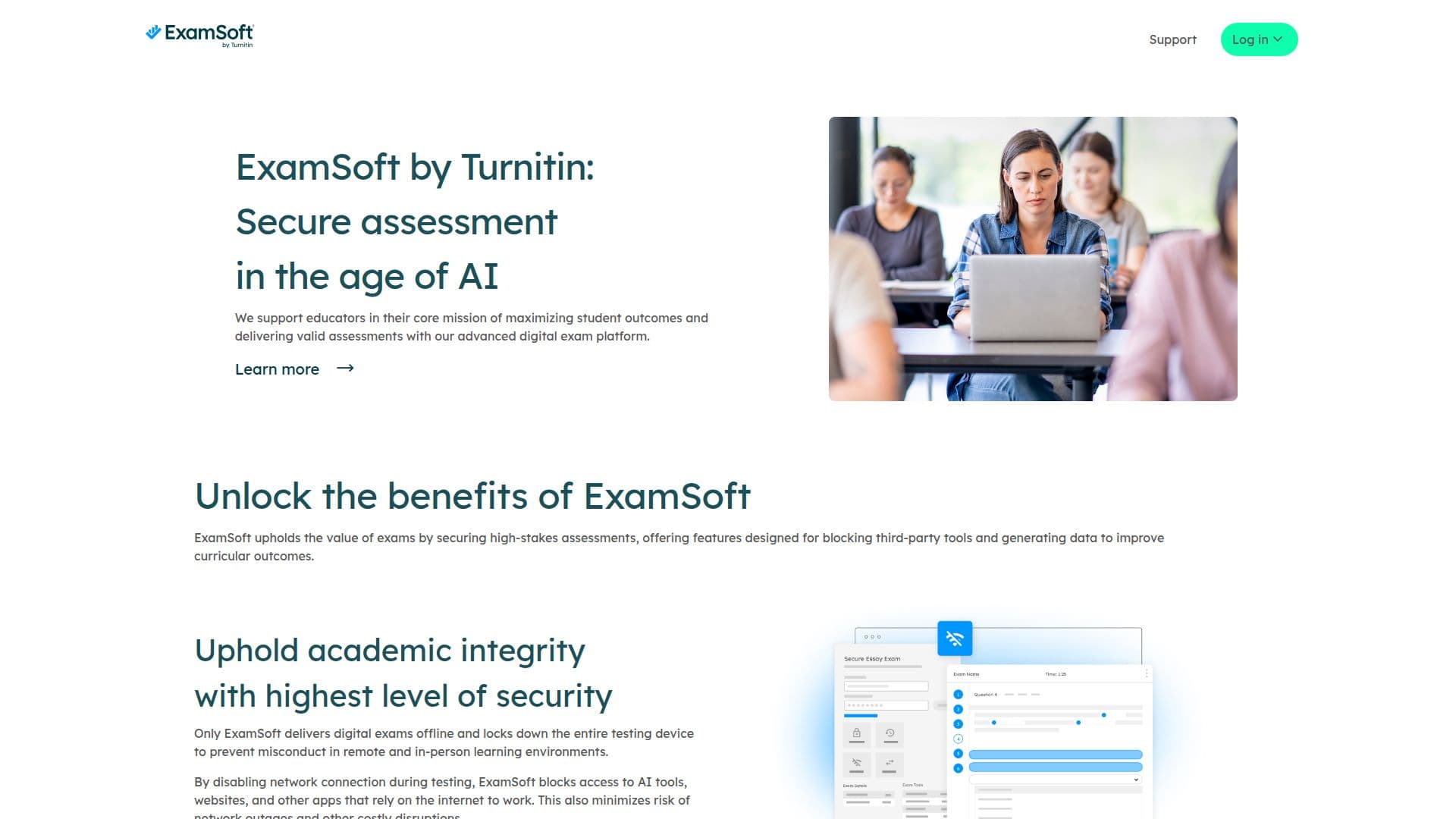 ExamSoft Assessment Platform screenshot
