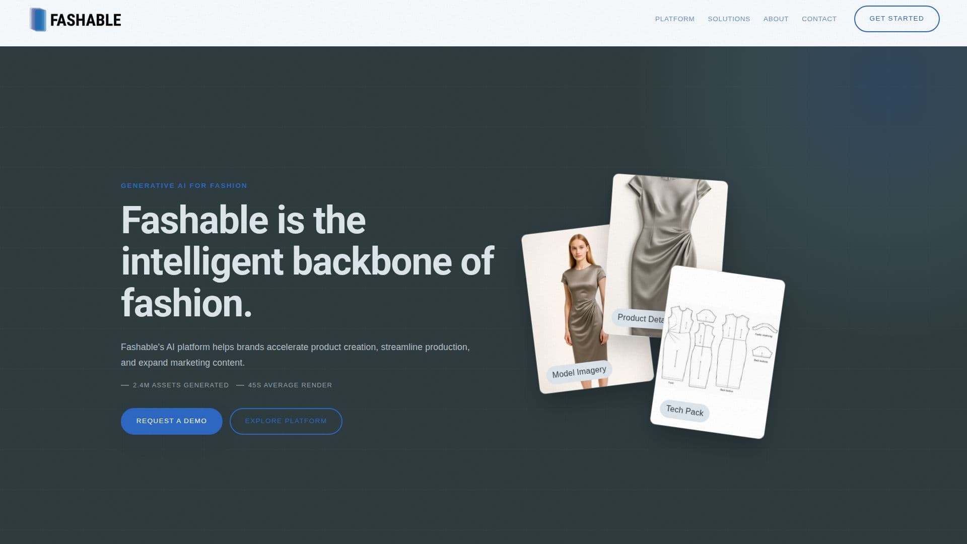 Fashable AI Platform screenshot