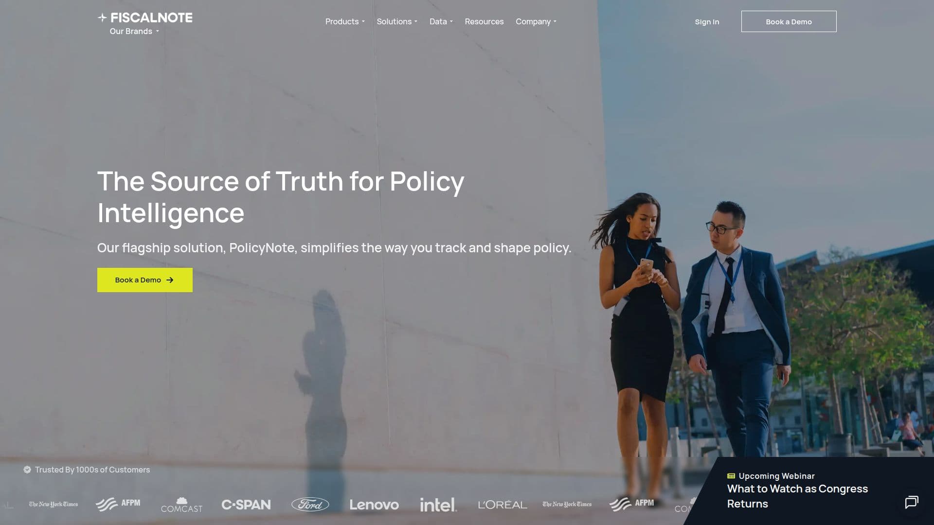 FiscalNote screenshot