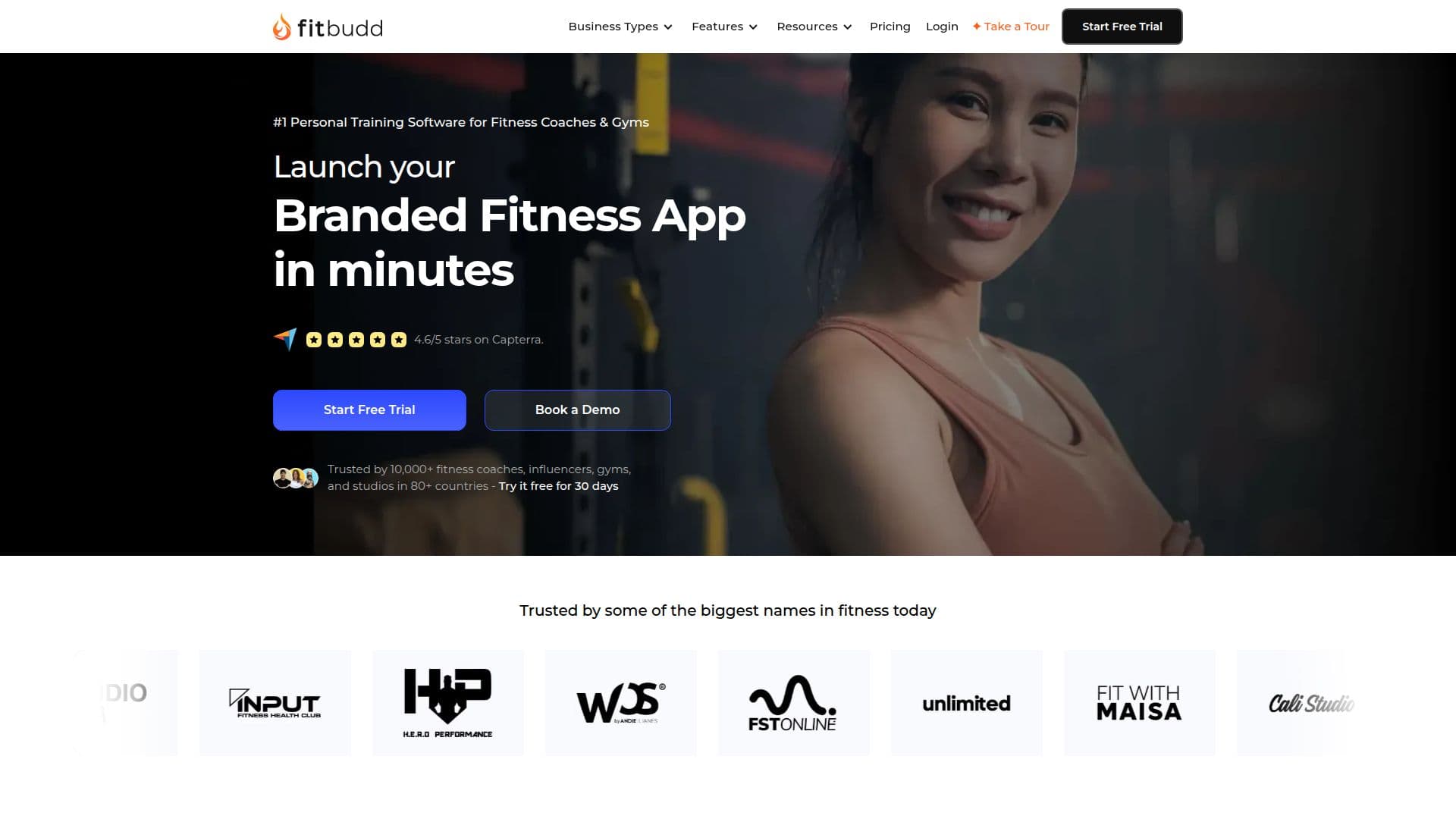 FitBudd Personal Trainer Software screenshot