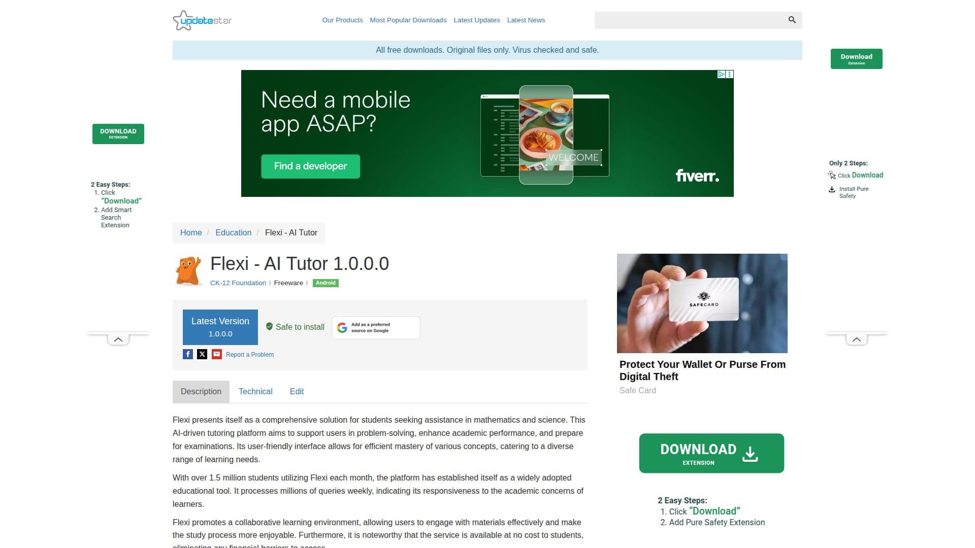 Flexi AI Tutor screenshot