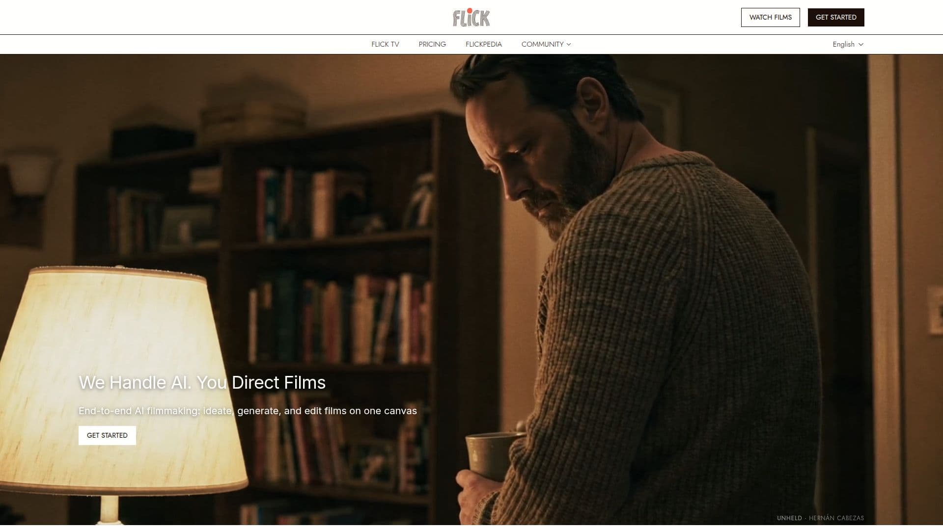 Платформа для создания фильмов Flick AI screenshot