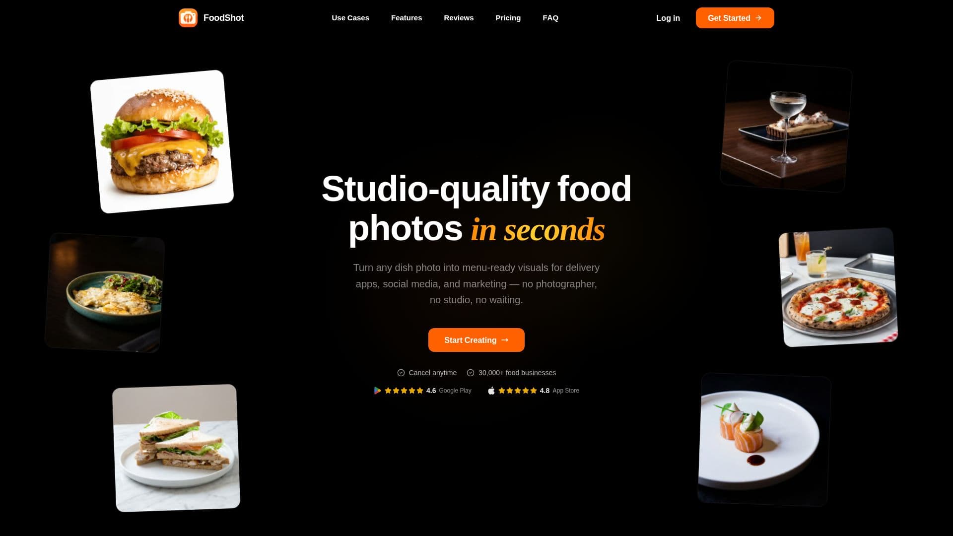 FoodShot AI screenshot