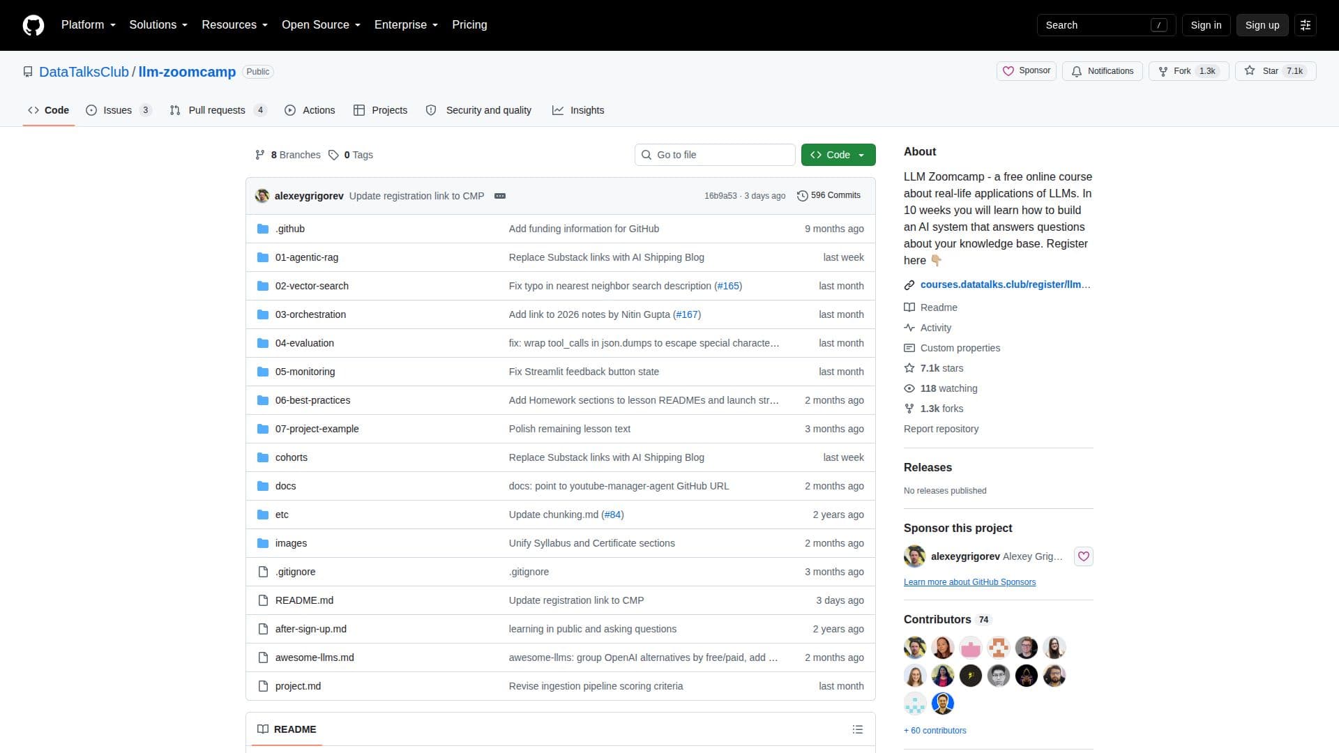 LLM Zoomcamp - Kursus Online Gratis screenshot