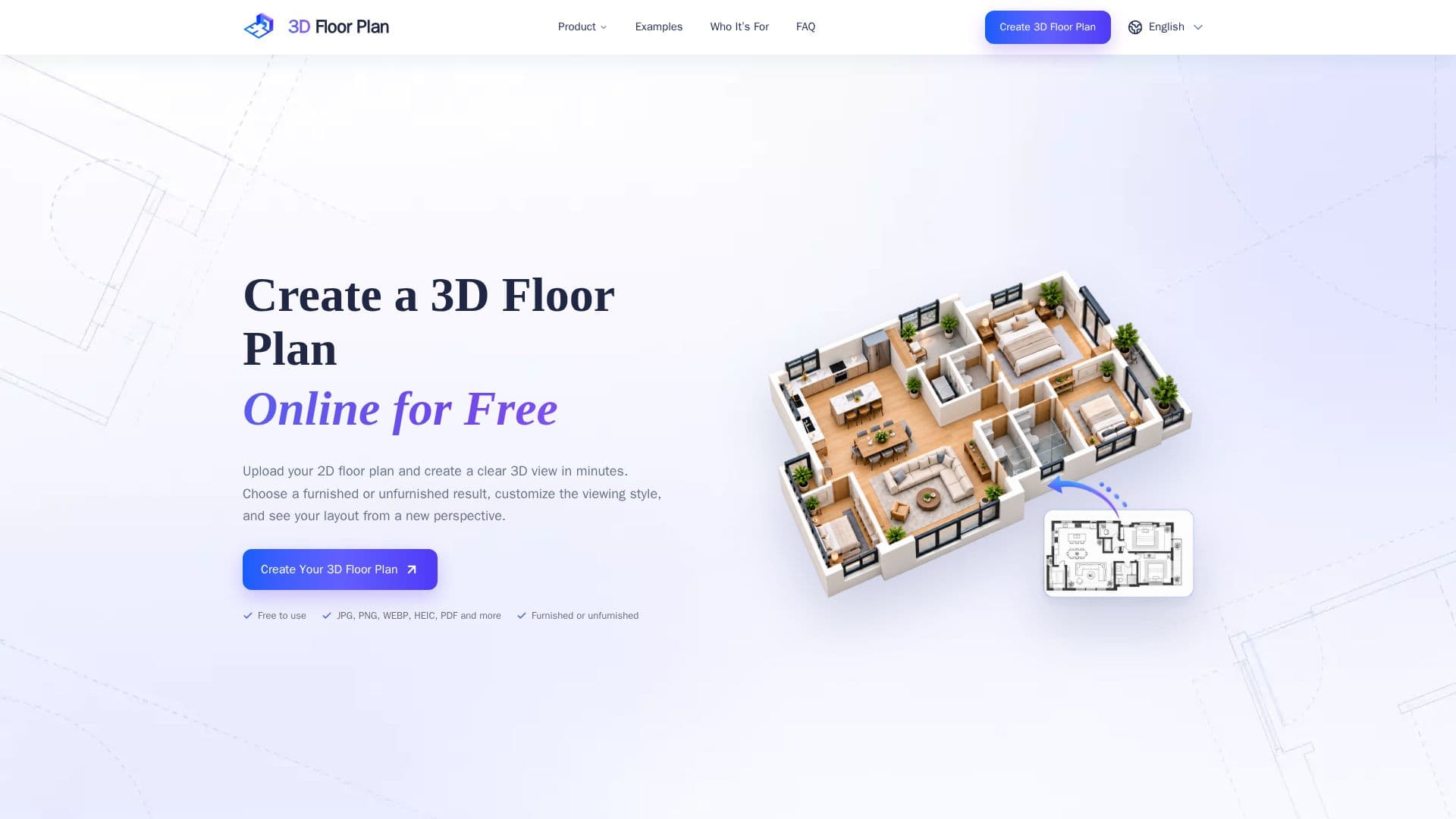 3D Floor Plan Creator screenshot