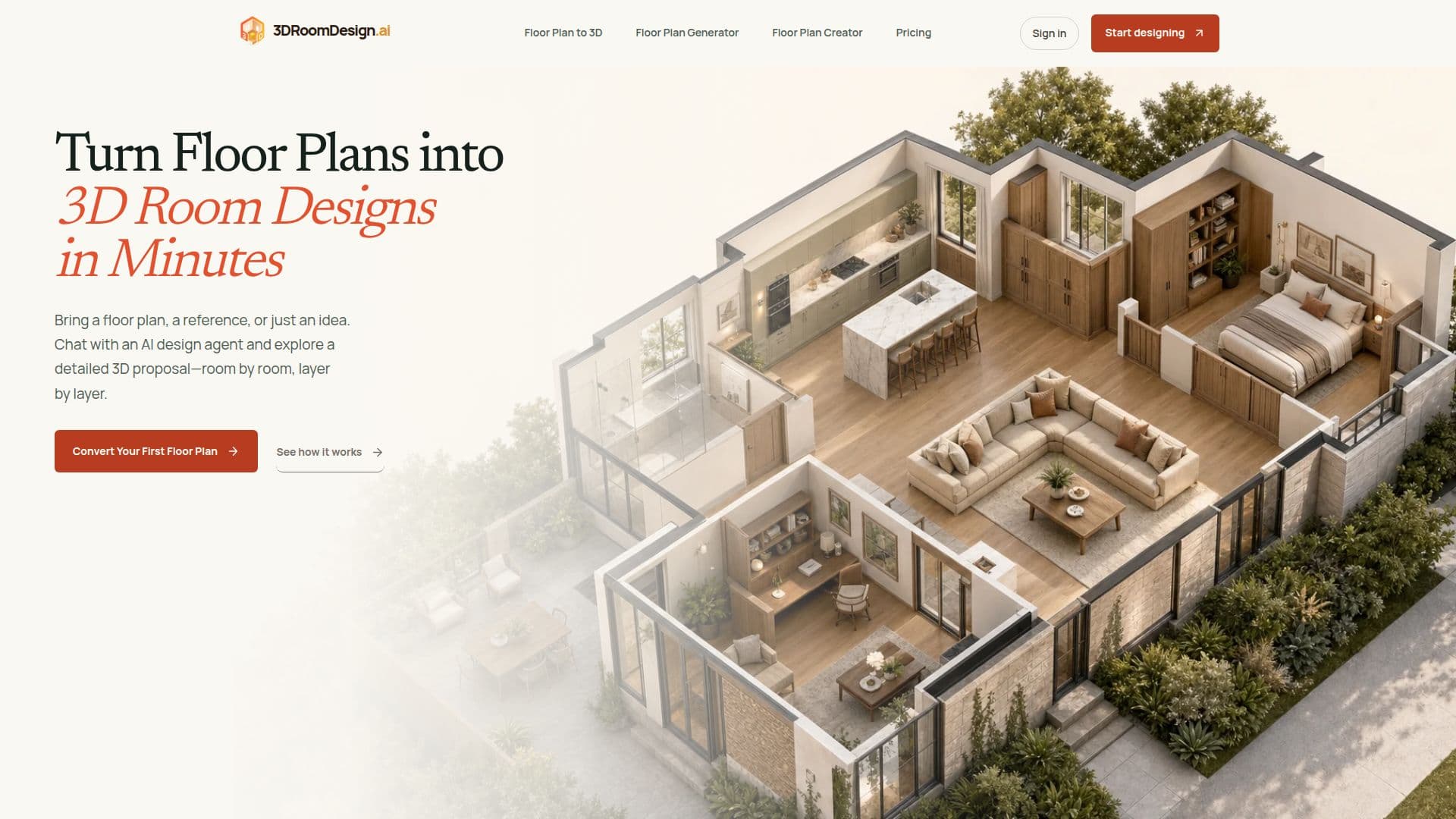 Captura de pantalla de Diseño de Habitaciones en 3D