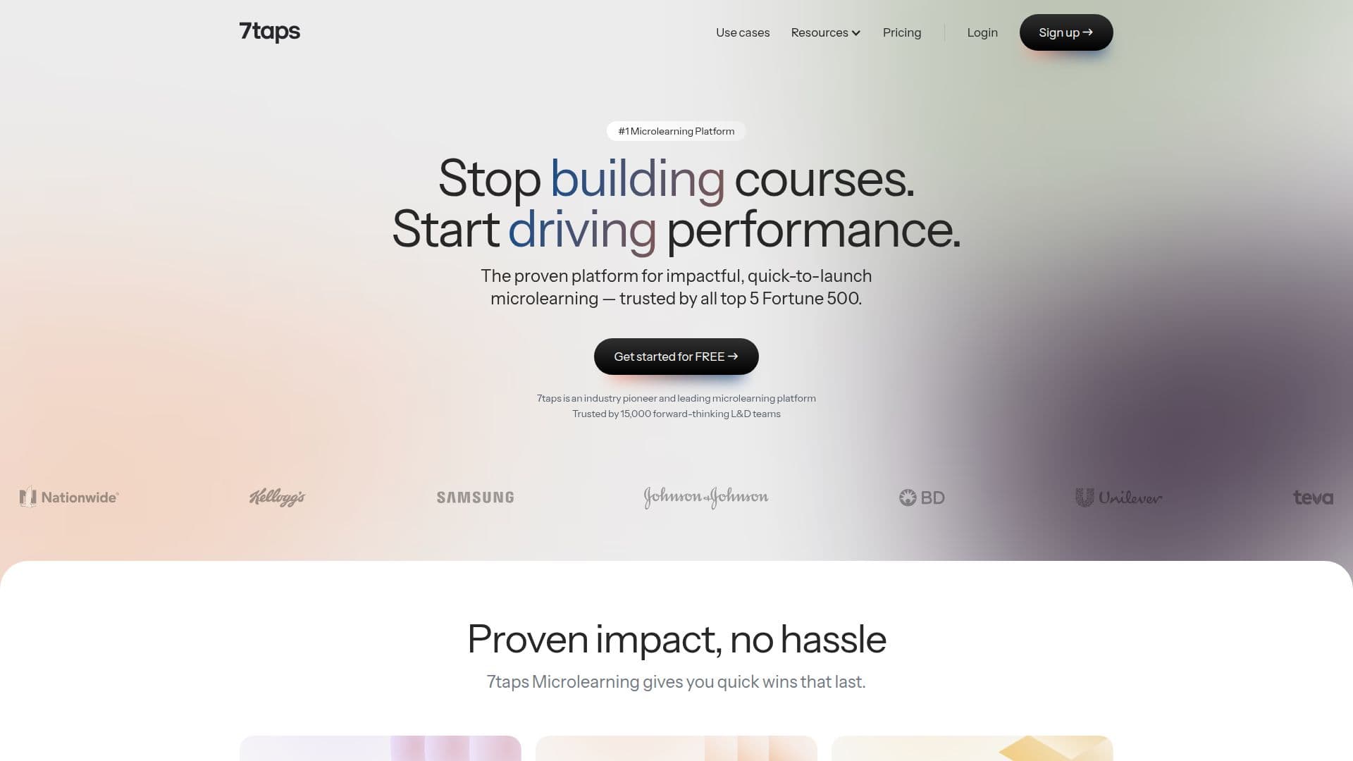 Скриншот 7taps Microlearning