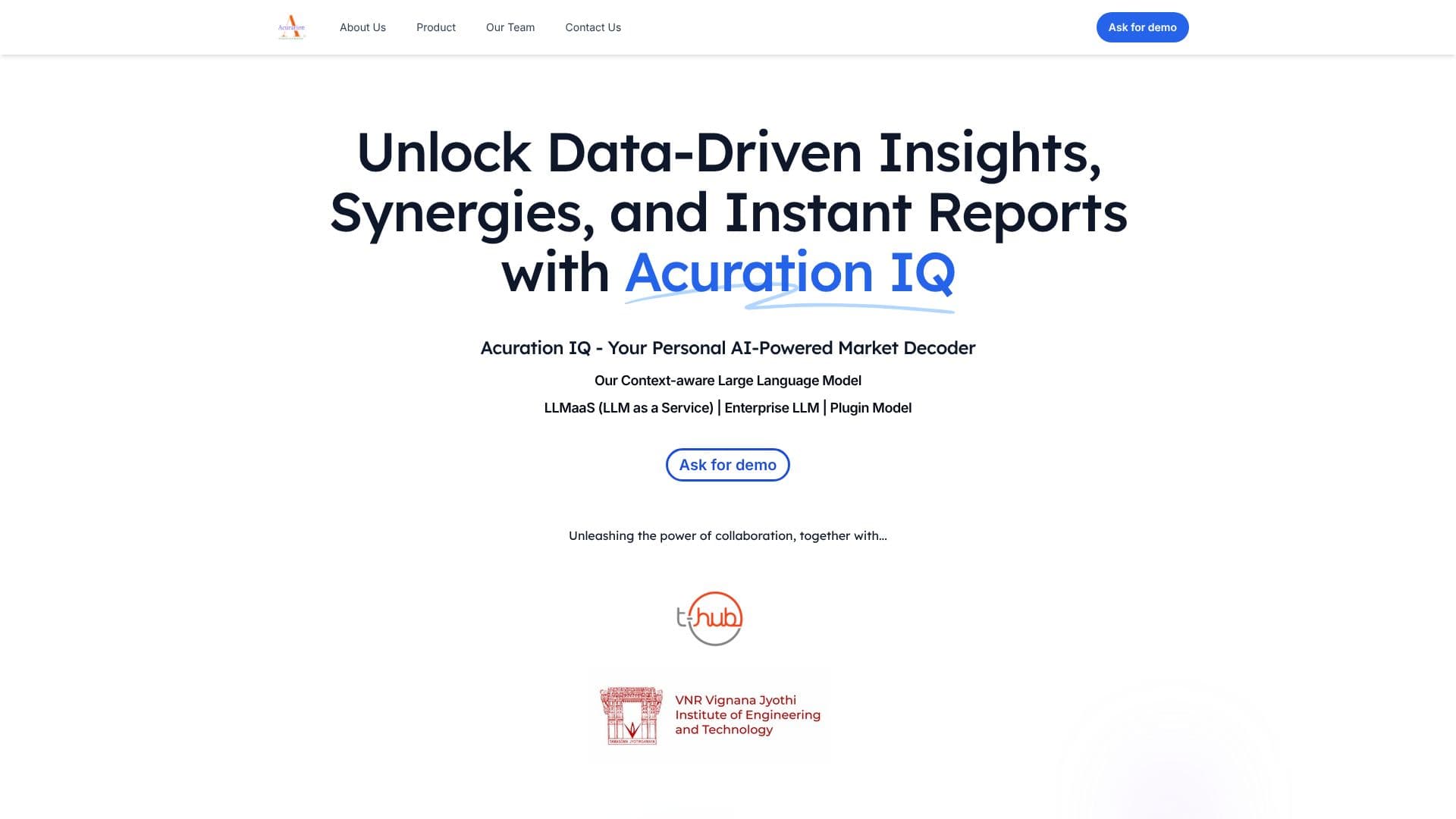 Acuration IQ screenshot