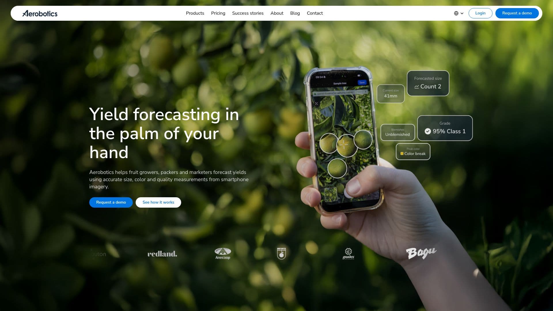 Aerobotics Yield Forecasting screenshot