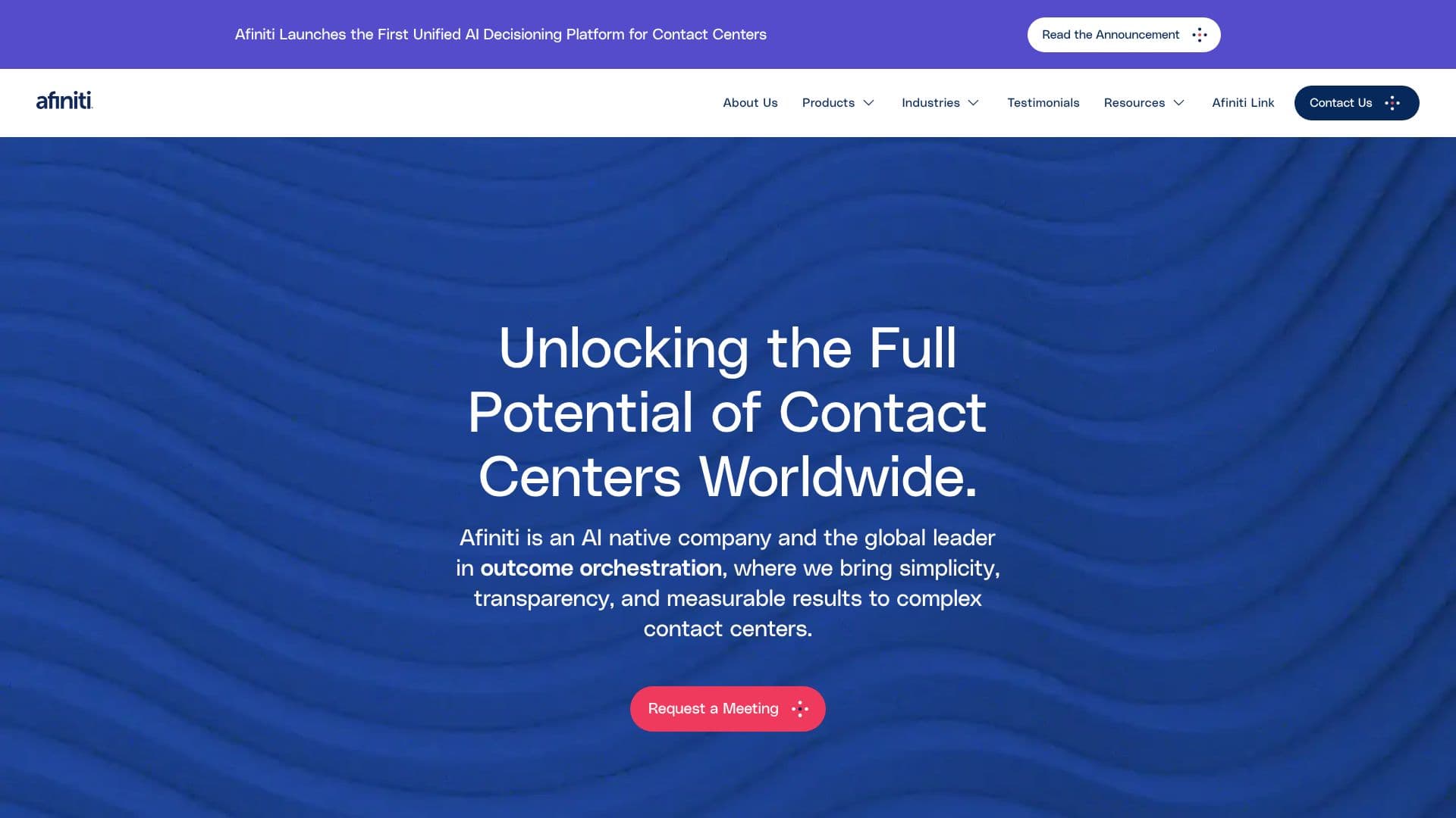 Afiniti Contact Center AI screenshot