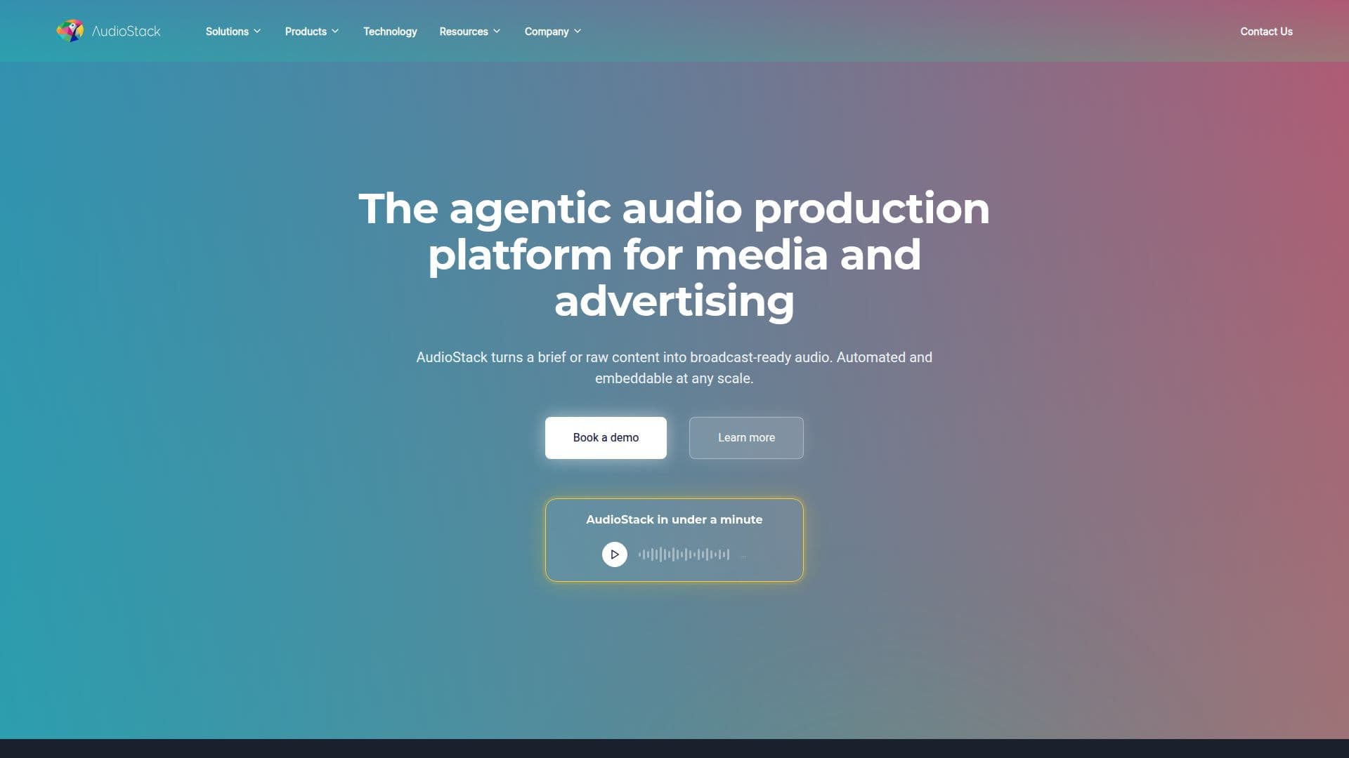 Aflorithmic AudioStack screenshot