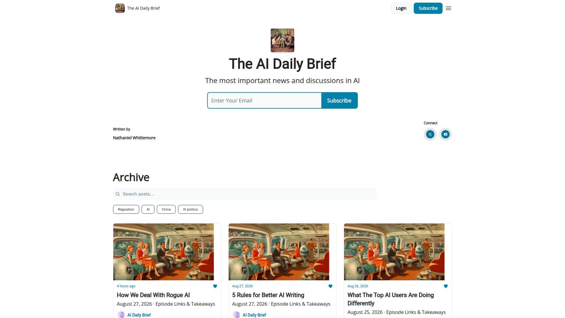 Screenshot von The AI Daily Brief