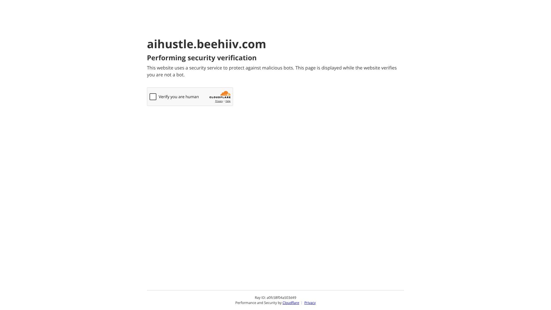 AI Hustle Newsletter screenshot