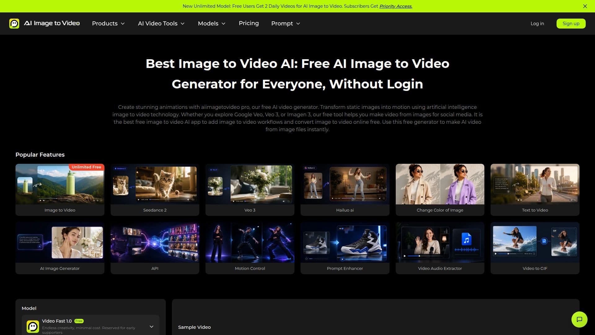 Captura de pantalla de AI Image to Video Pro
